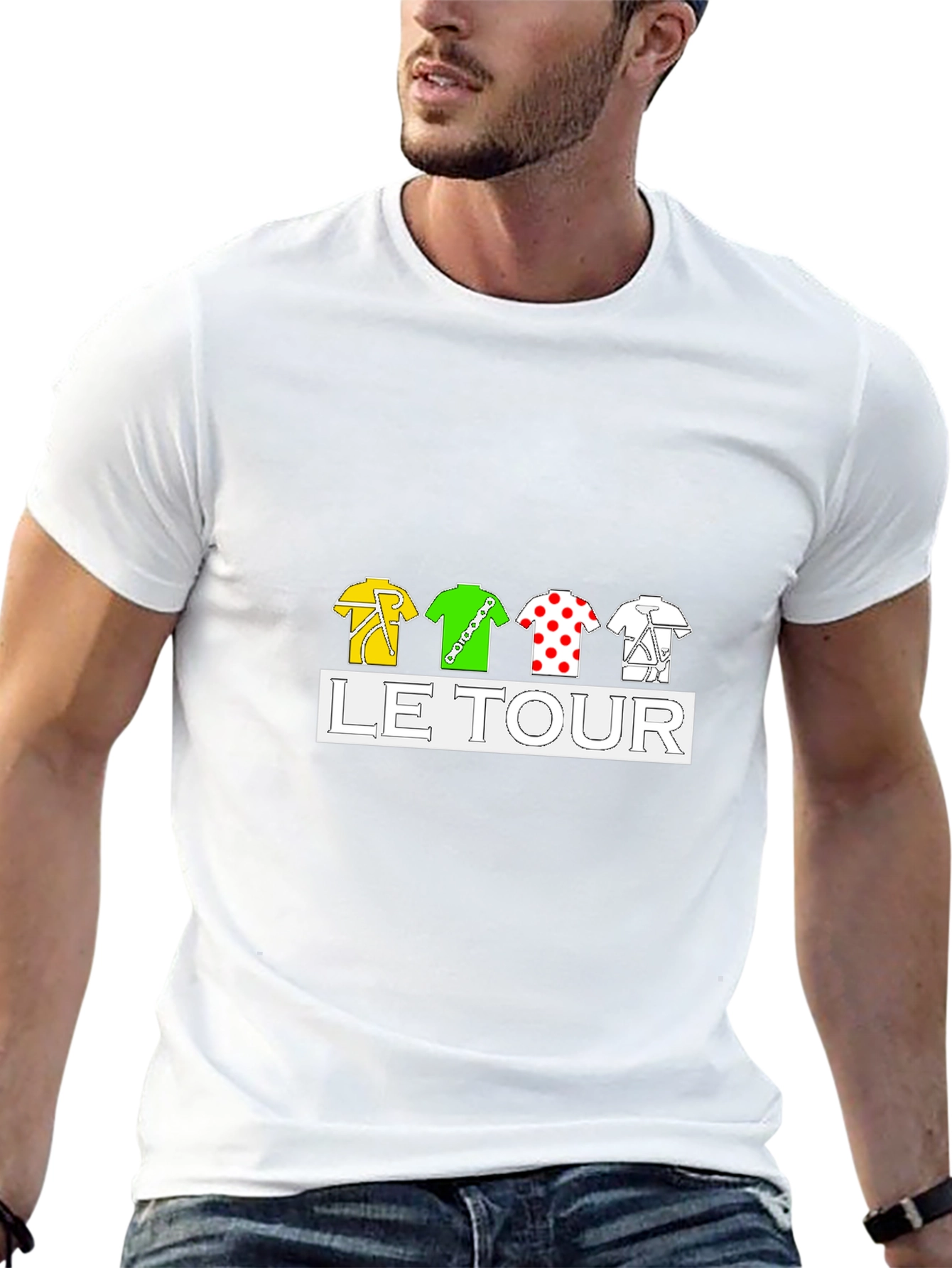 Le Tour Cycling Jersey T-Shirt