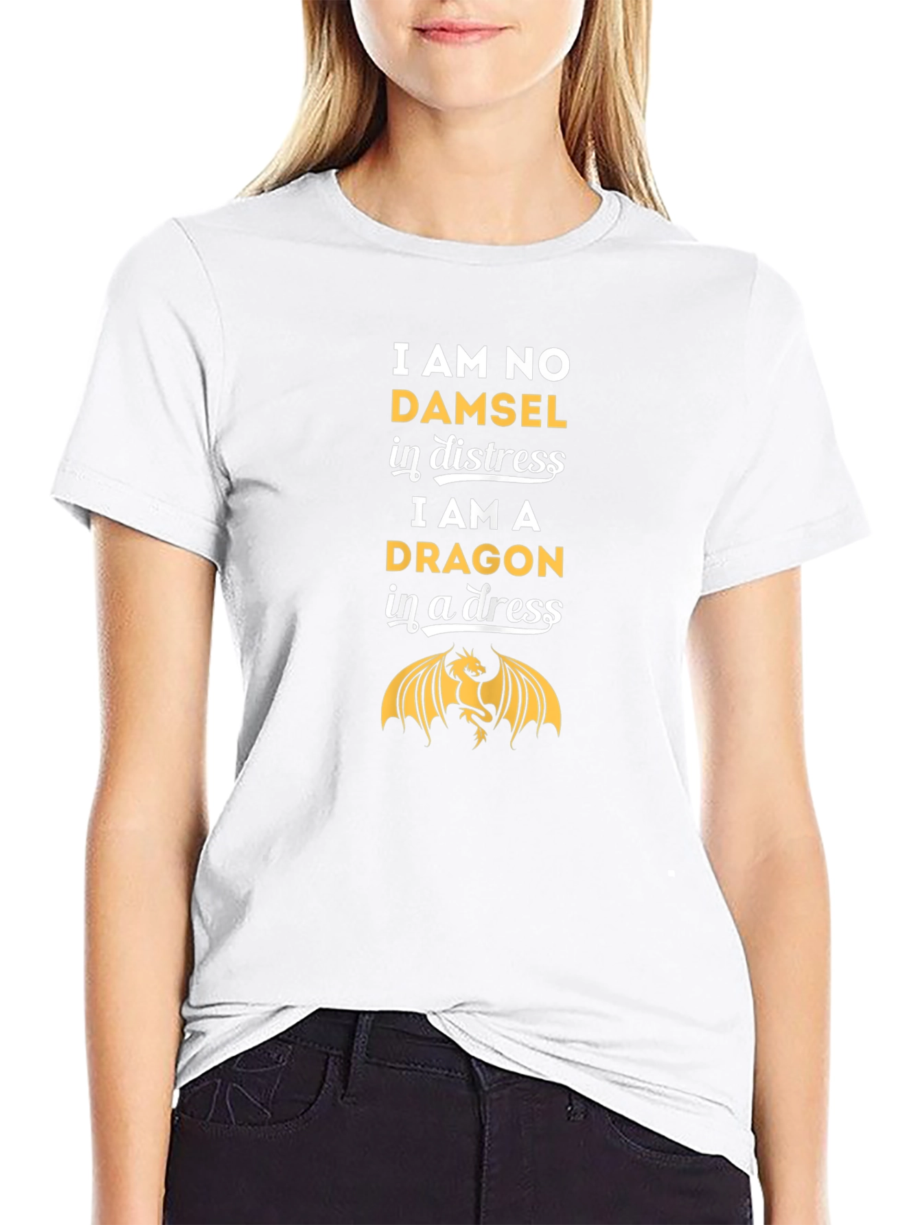 Dragon in a Dress T-Shirt - Empowering Graphic Tee
