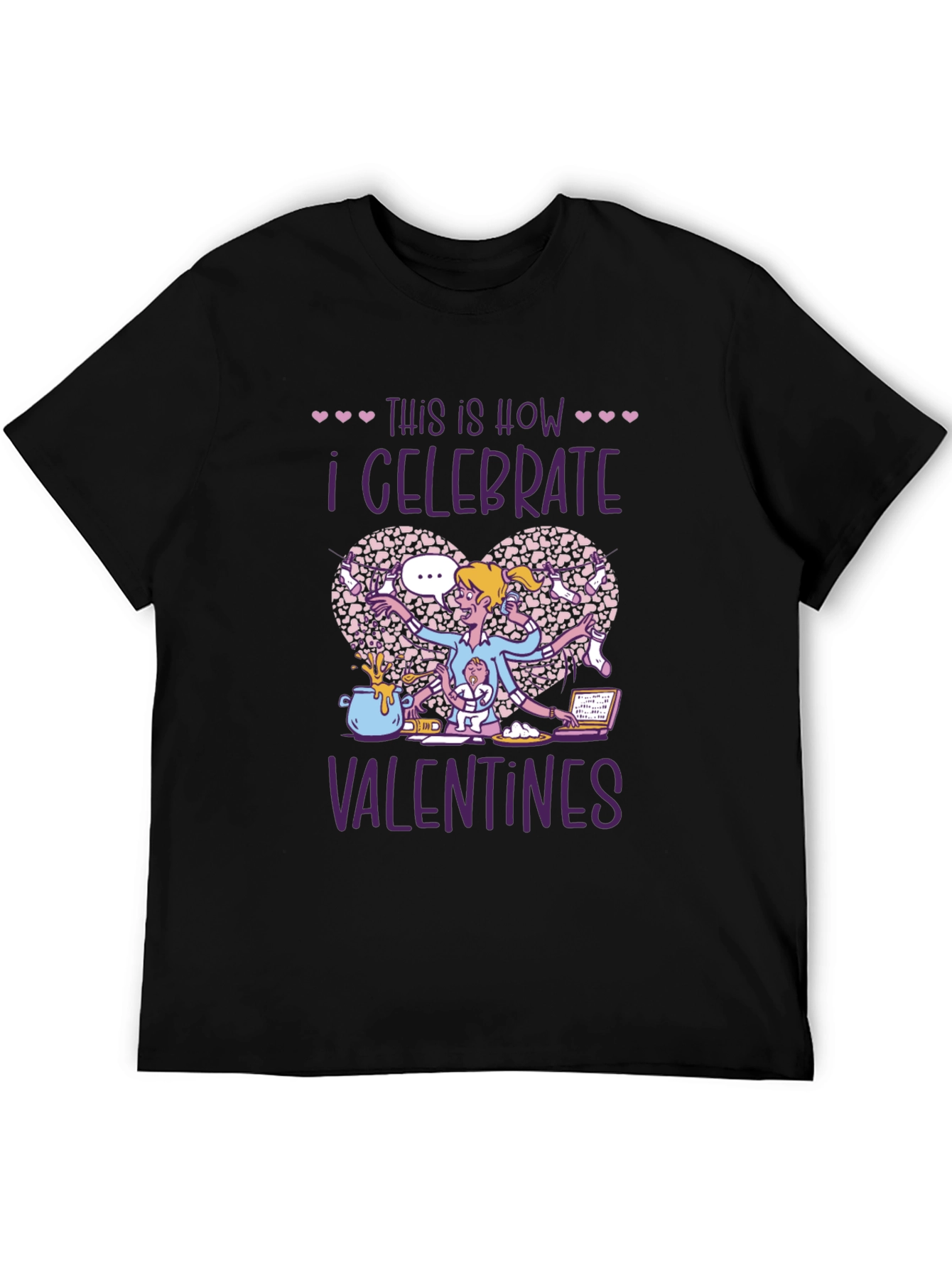 Valentines Day T-Shirt - Celebrate Alone