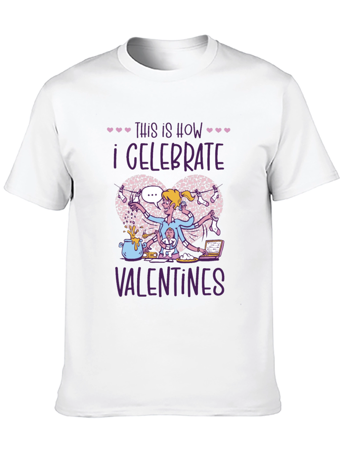 Valentines Day T-Shirt - Celebrate Alone