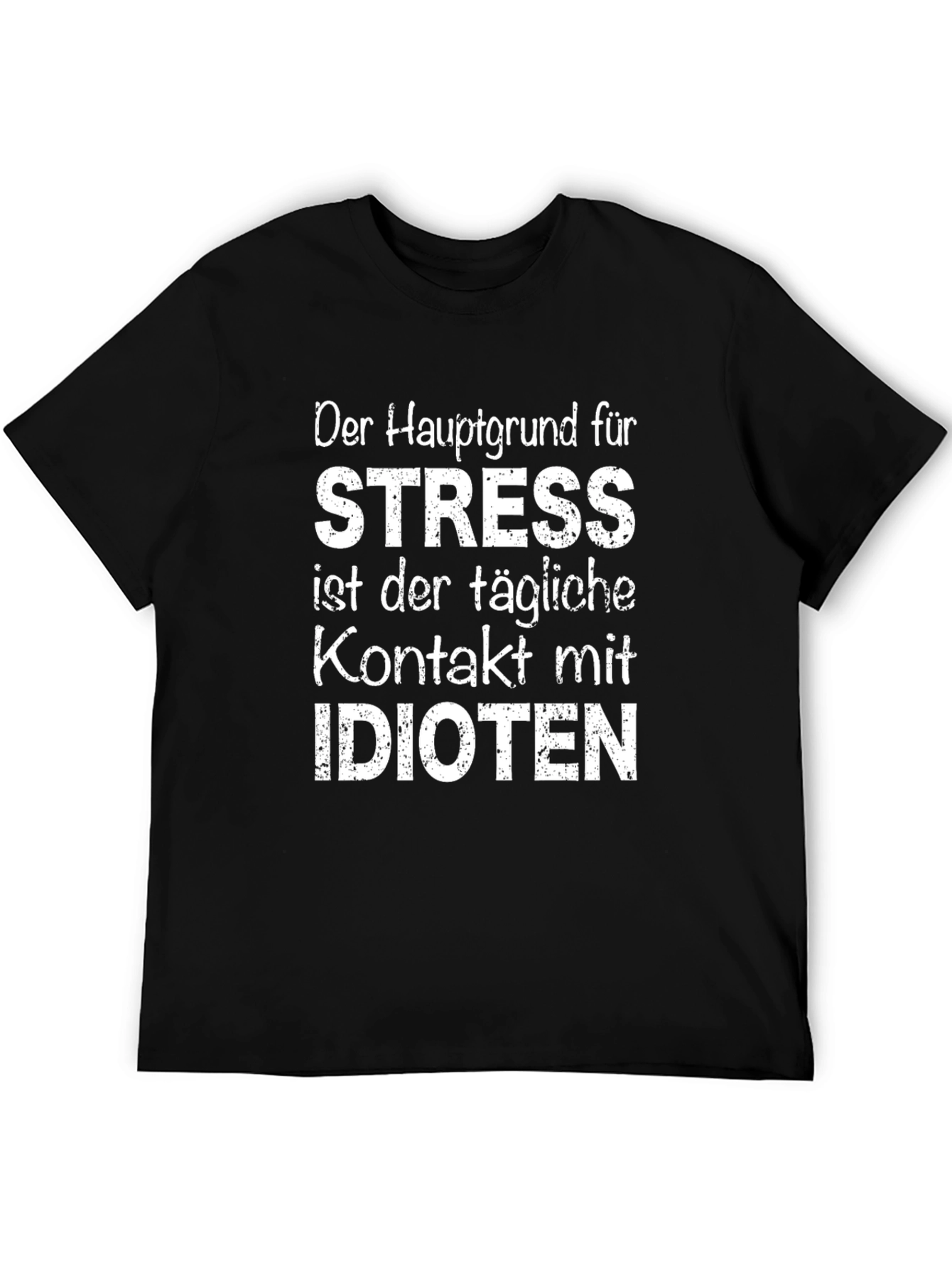 Stress Idioten Graphic Tee - Black T-Shirt