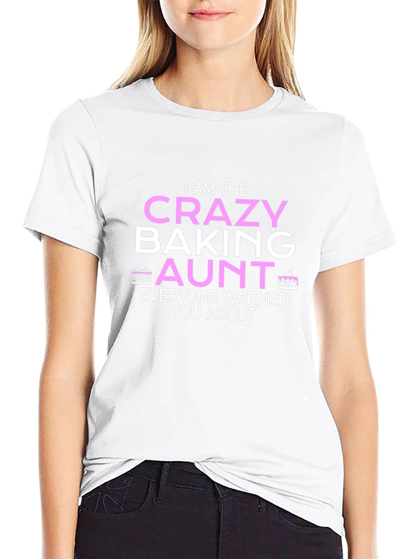 Crazy Baking Aunt T-Shirt - Novelty Fun Gift