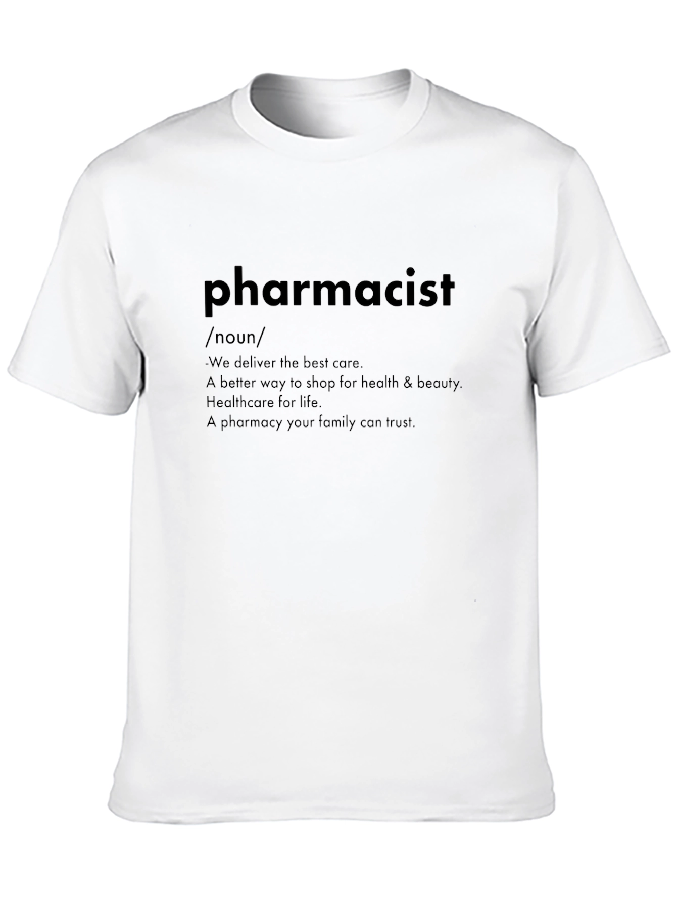 Pharmacist Definition Black T-Shirt