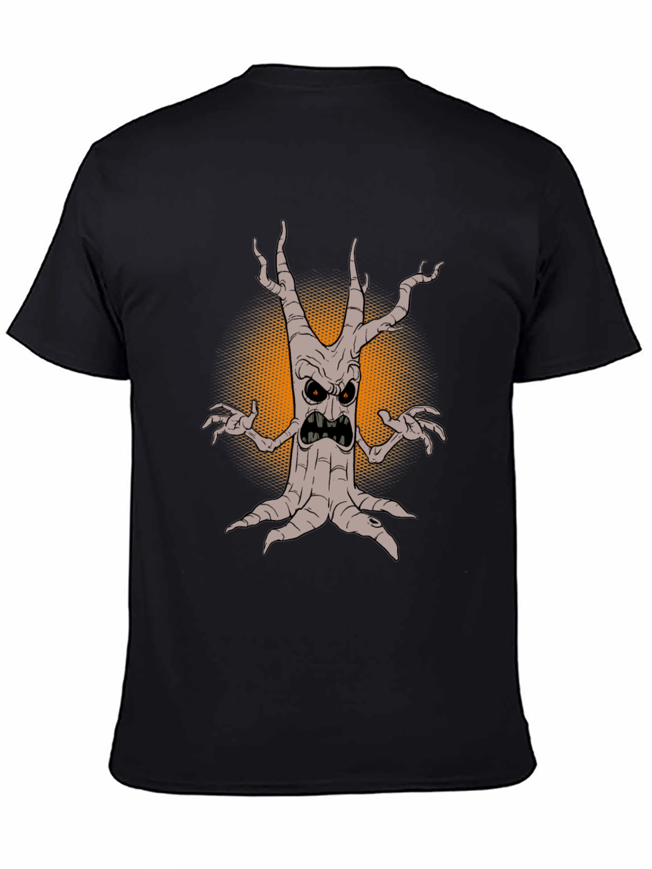 Mens Spooky Tree Graphic Tee - Halloween Style
