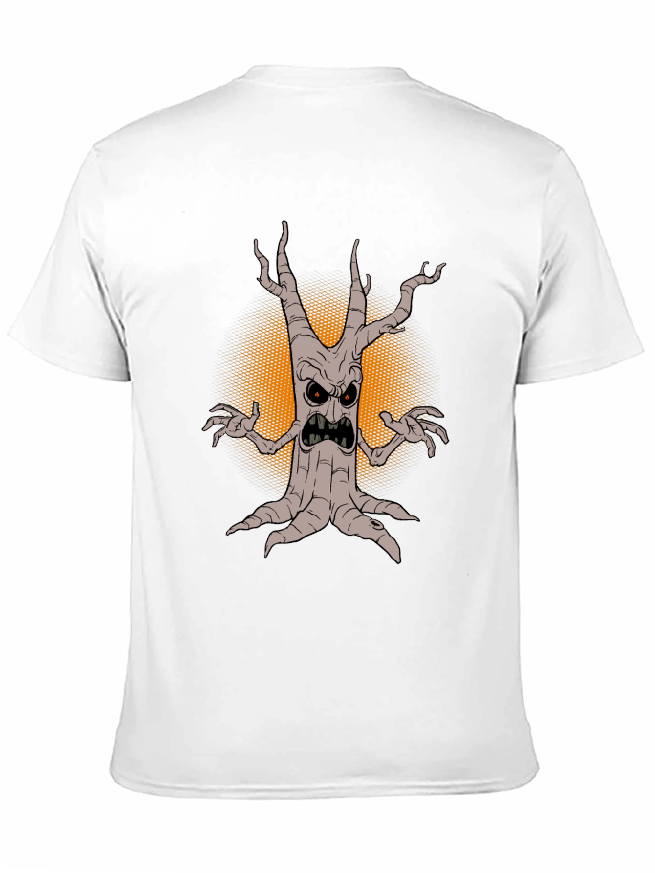 Mens Spooky Tree Graphic Tee - Halloween Style