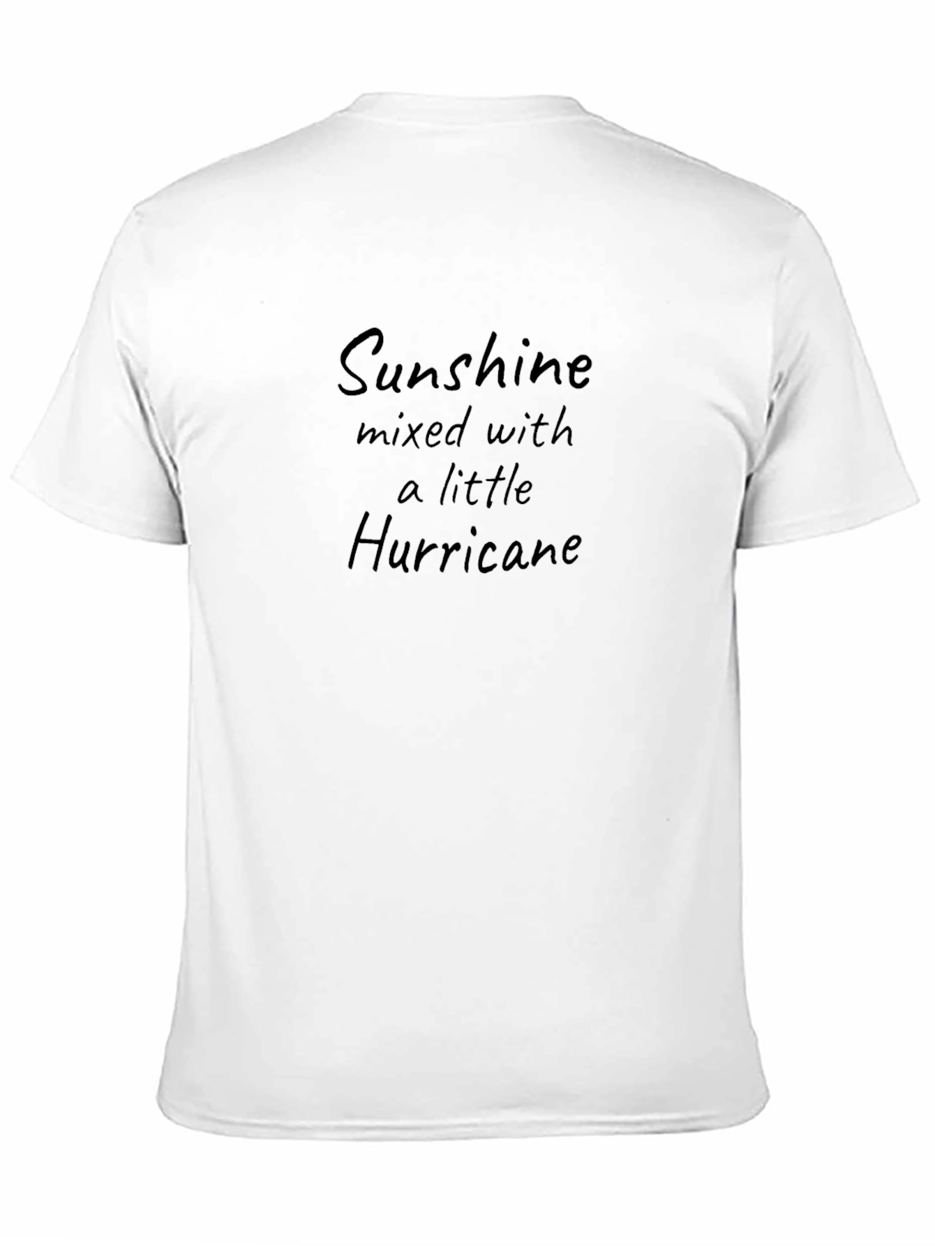 Sunshine Hurricane Graphic Black T-Shirt