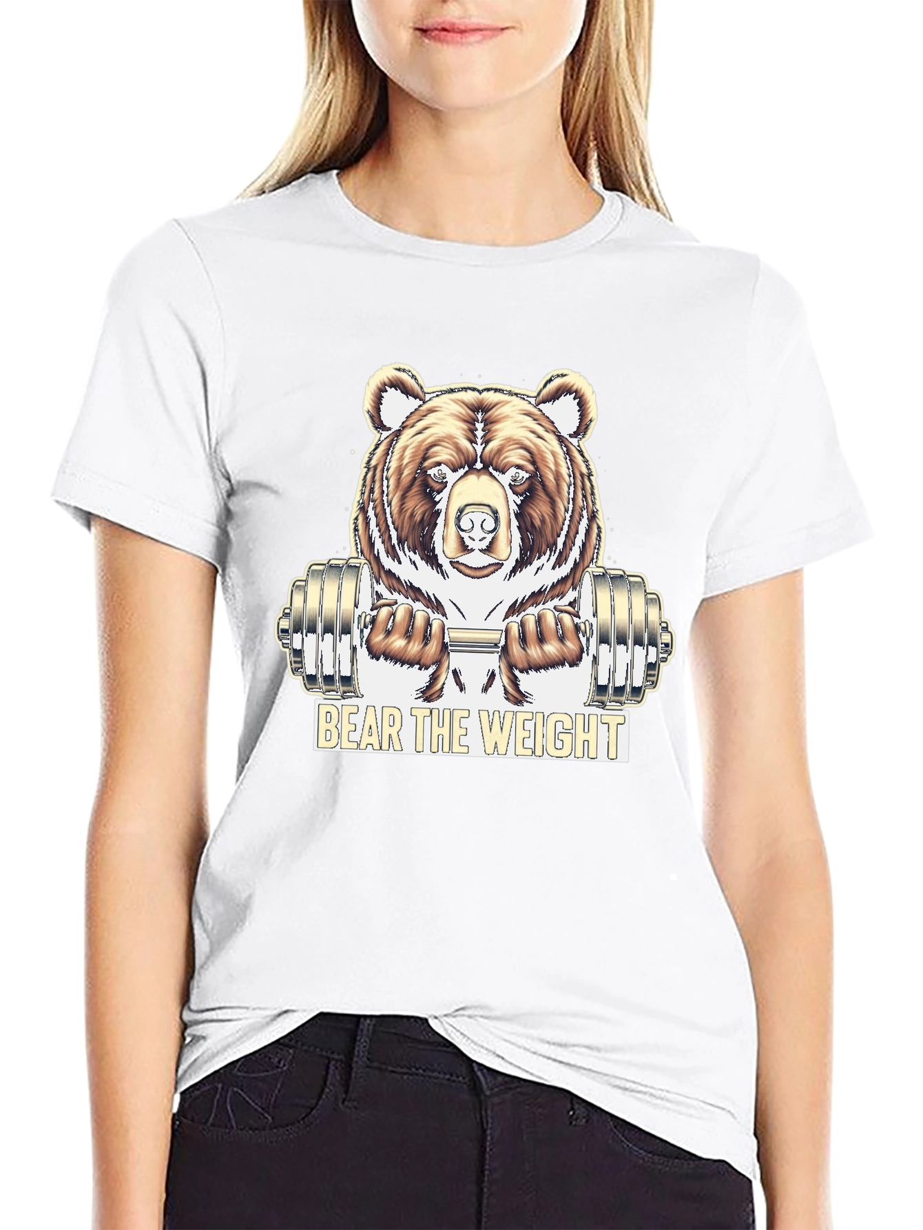 Bear the Weight Black Graphic Tee