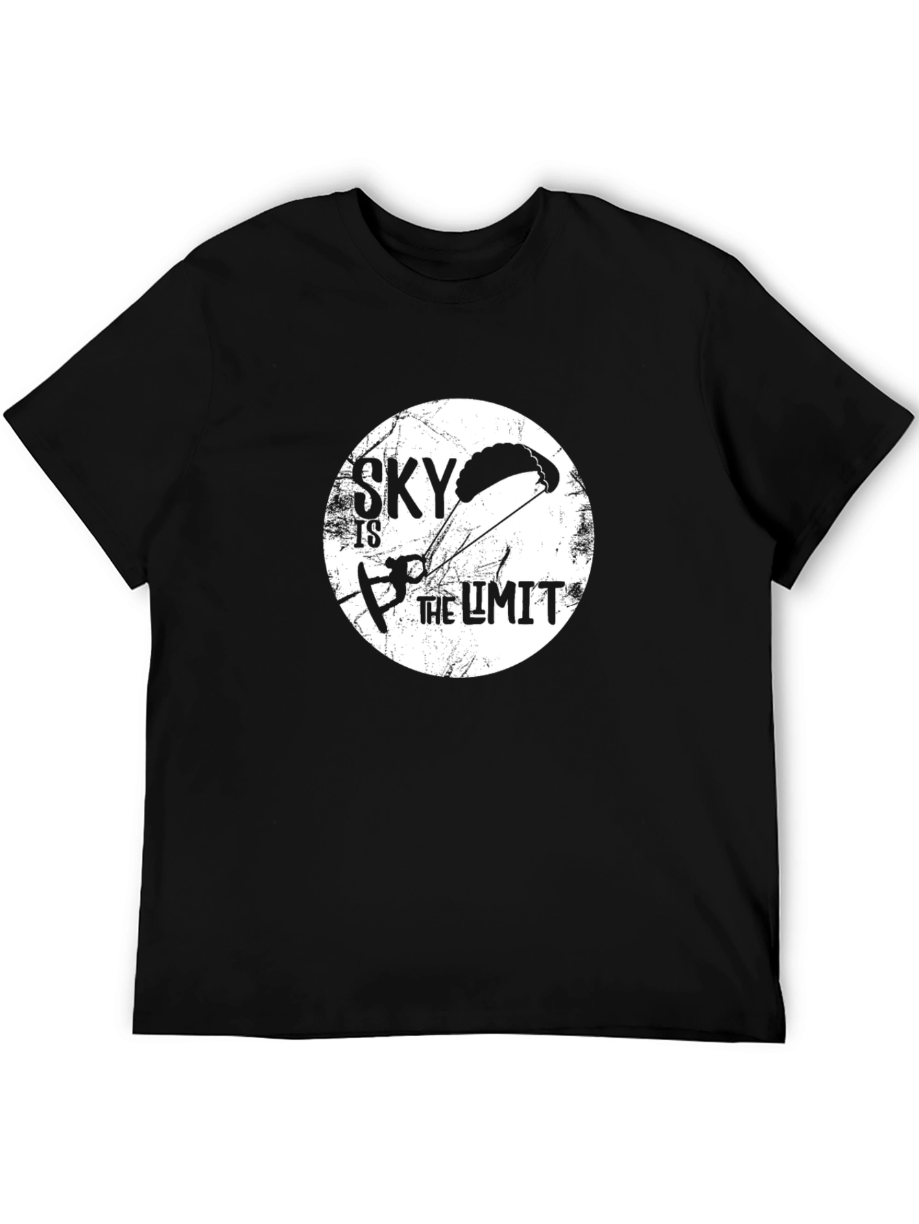 Sky is the Limit Black Graphic Tee