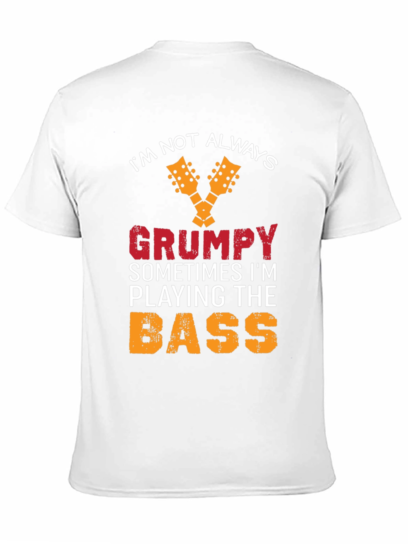 Grumpy Bass Player T-Shirt - Funny Musician Tee