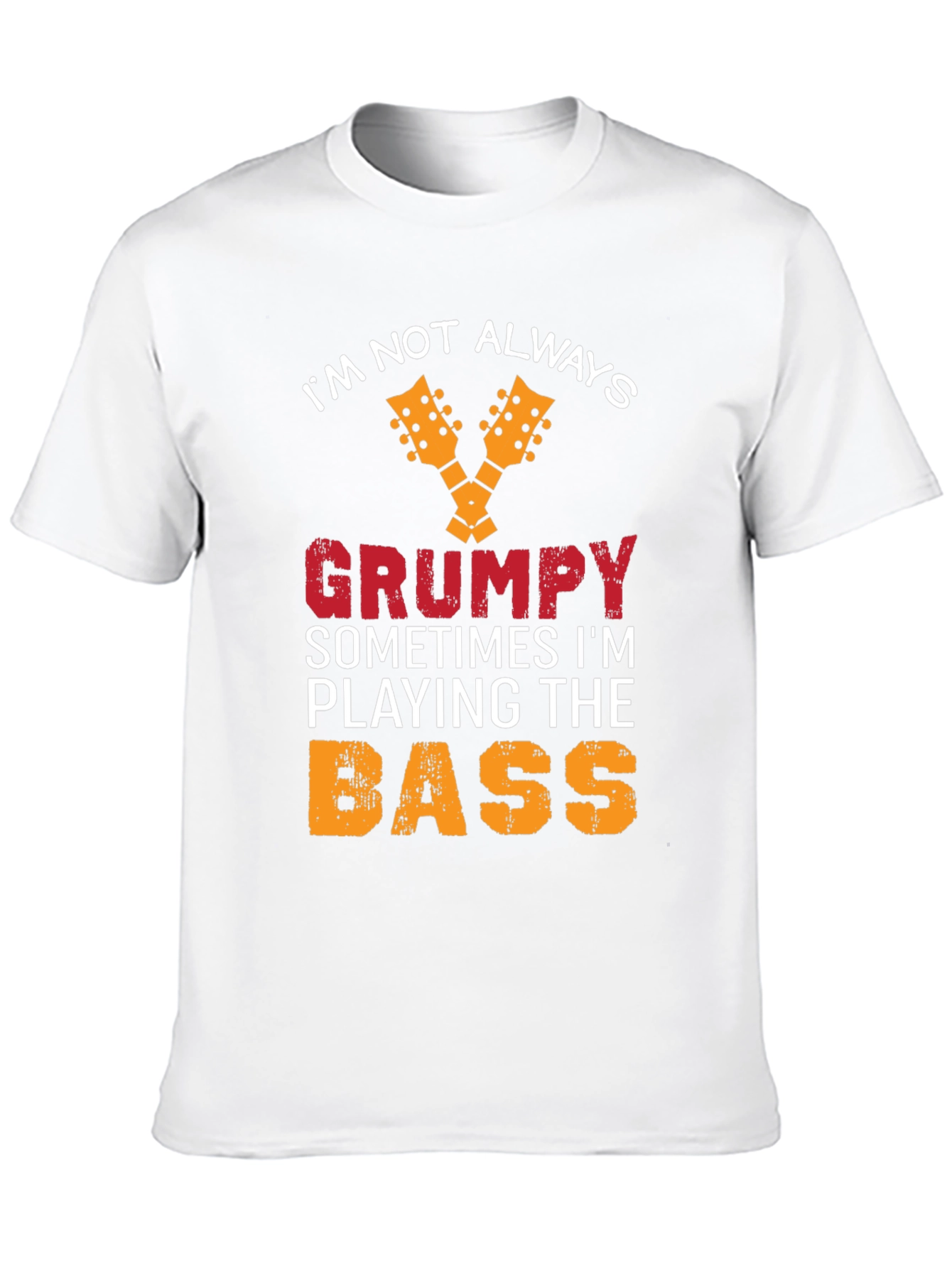 Grumpy Bass Player T-Shirt - Funny Musician Tee