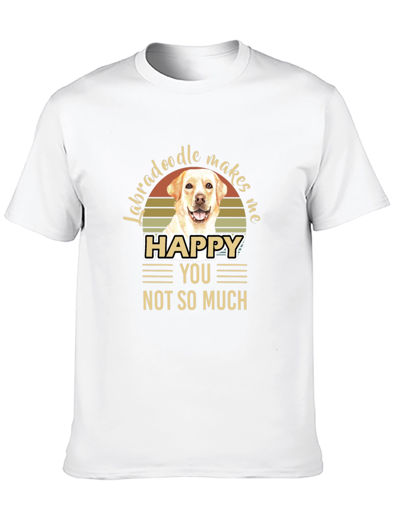 Labradoodle Makes Me Happy T-Shirt