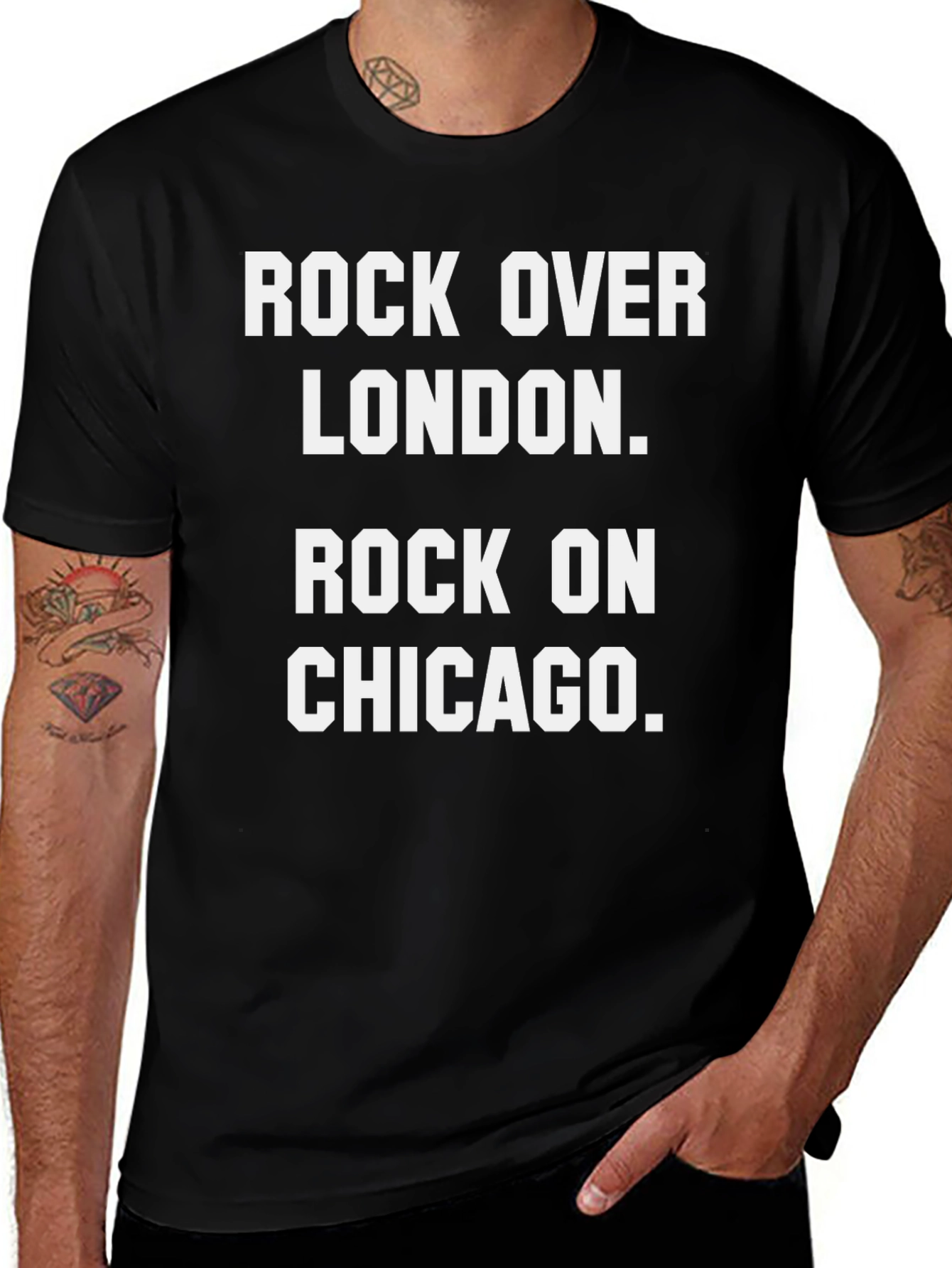Rock Over London Rock On Chicago T-Shirt