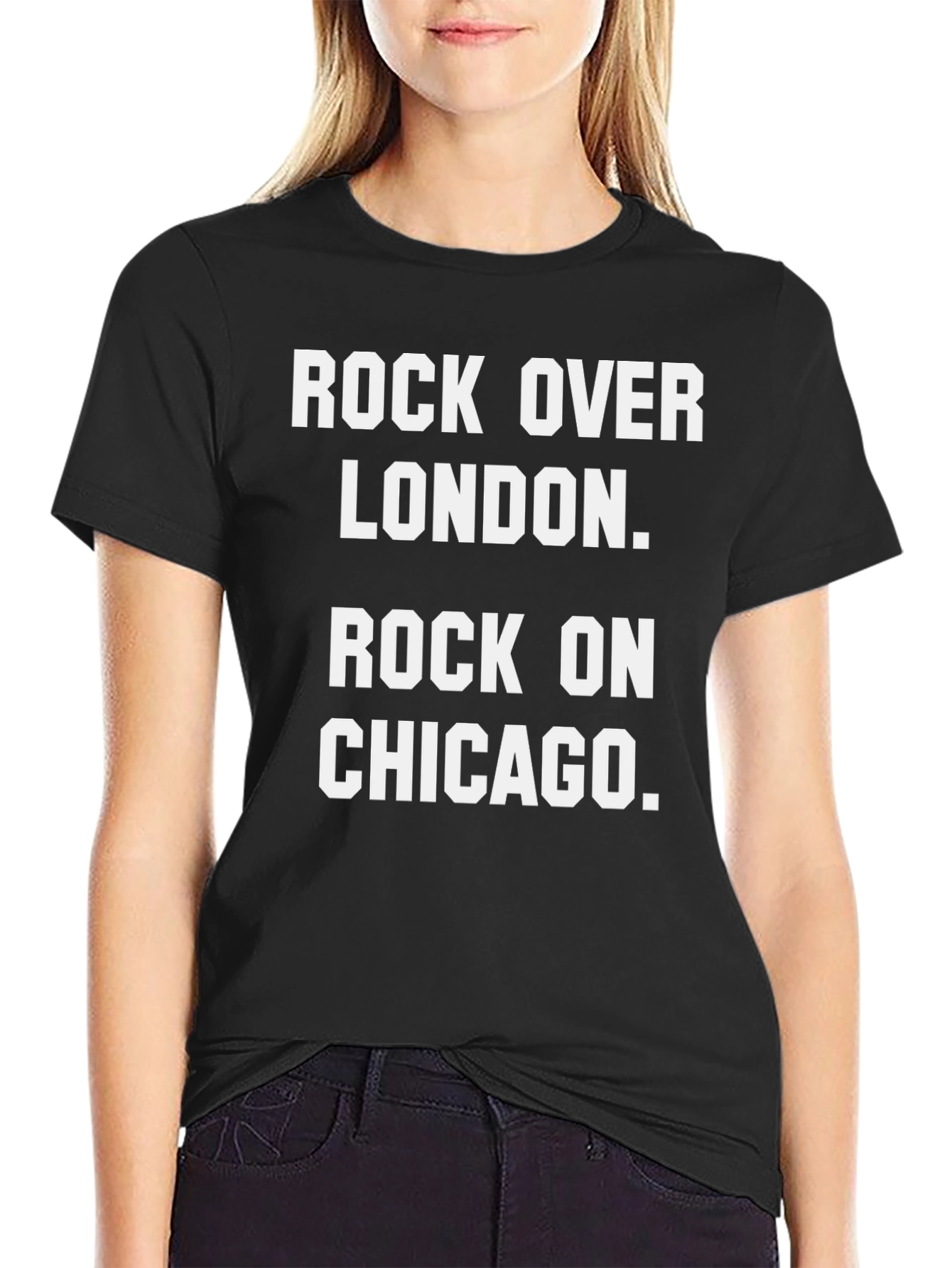 Rock Over London Rock On Chicago T-Shirt