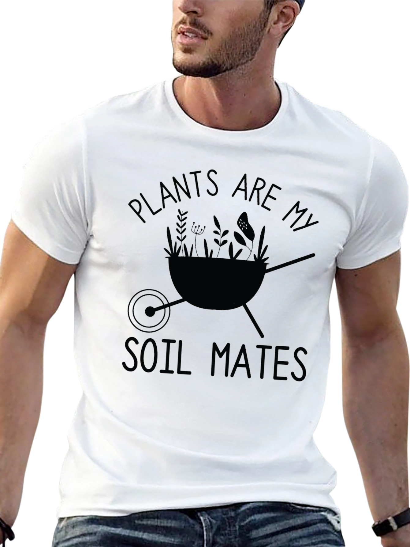 Plants Are My Soil Mates Graphic T-Shirt