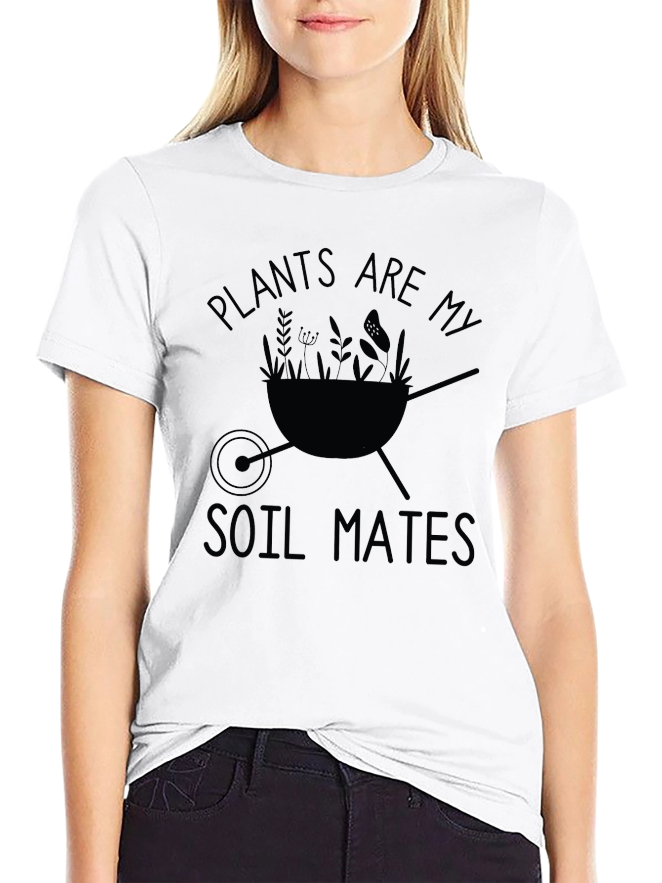 Plants Are My Soil Mates Graphic T-Shirt