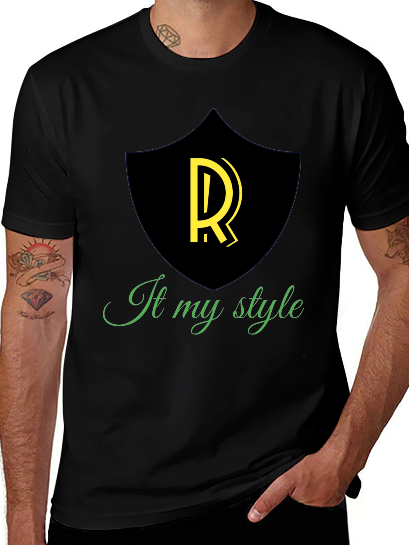 It My Style Graphic Tee - Black