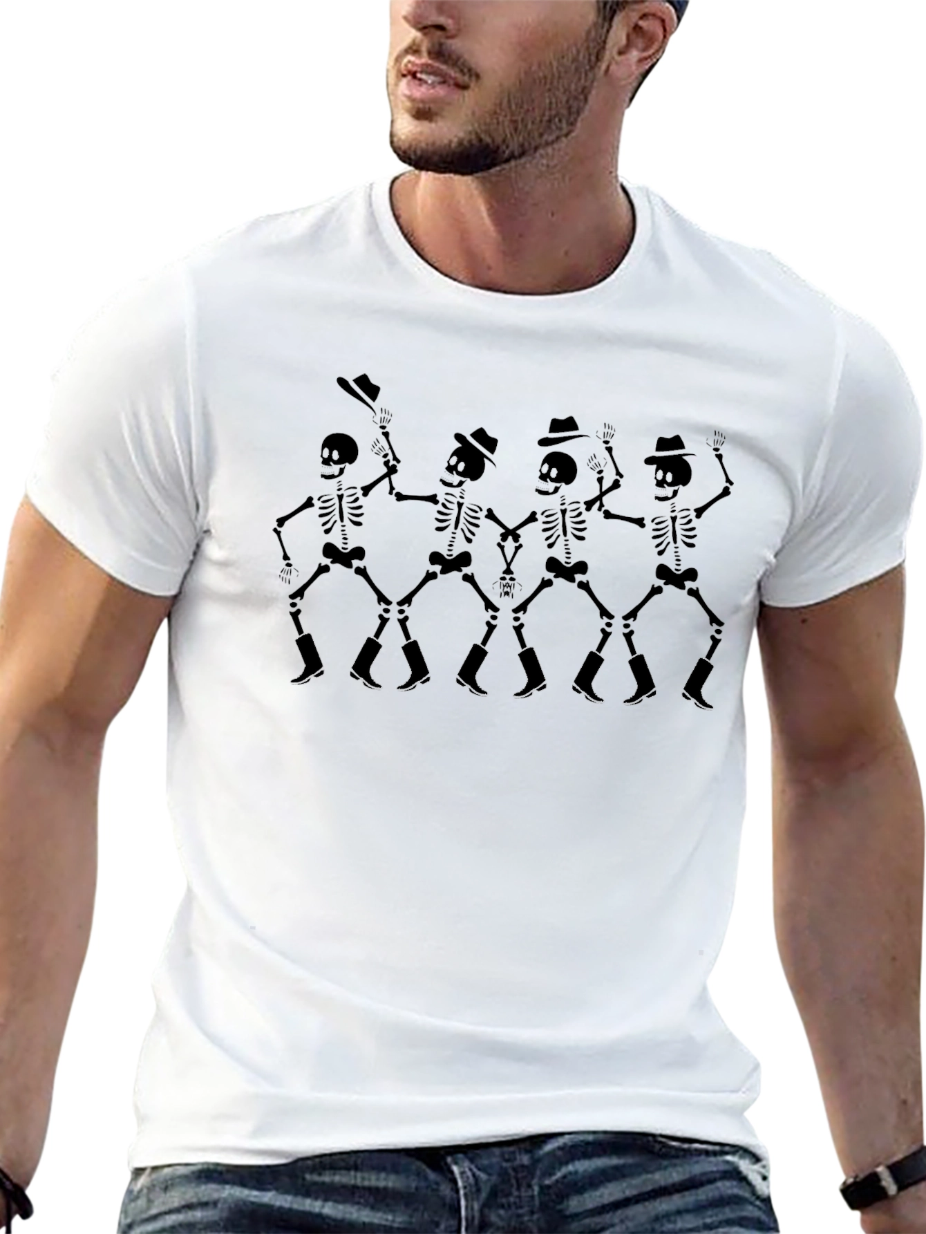 Dancing Skeleton Cowboy T-Shirt