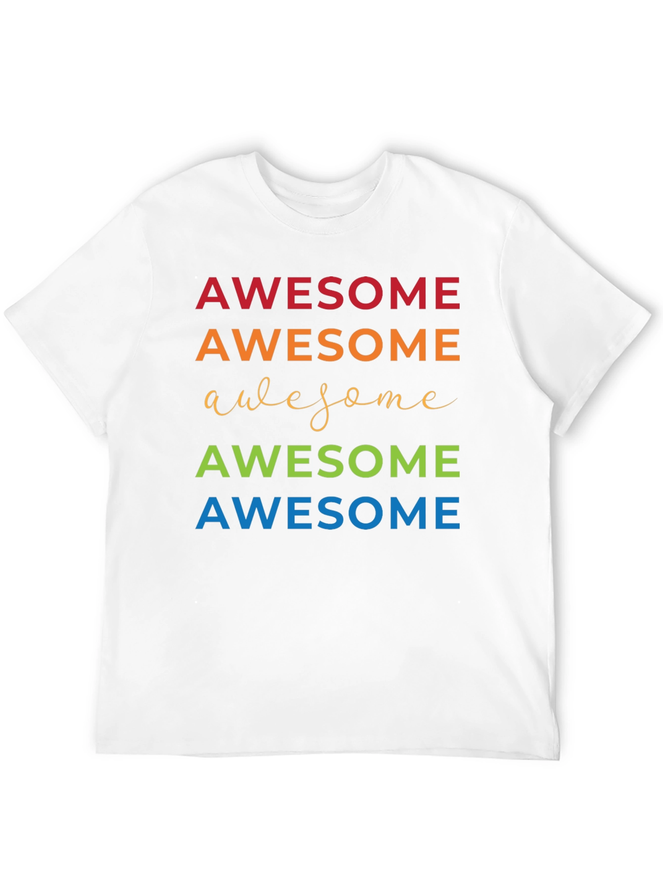 Awesome Graphic Tee - Stylish Mens Black T-Shirt