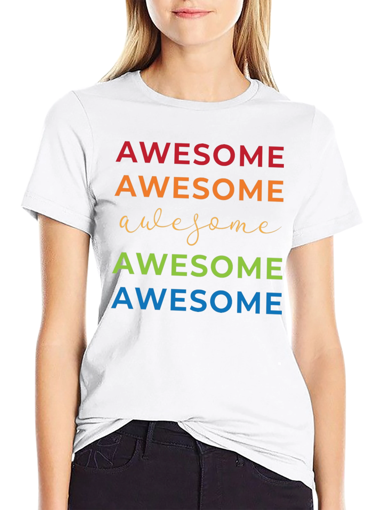 Awesome Graphic Tee - Stylish Mens Black T-Shirt