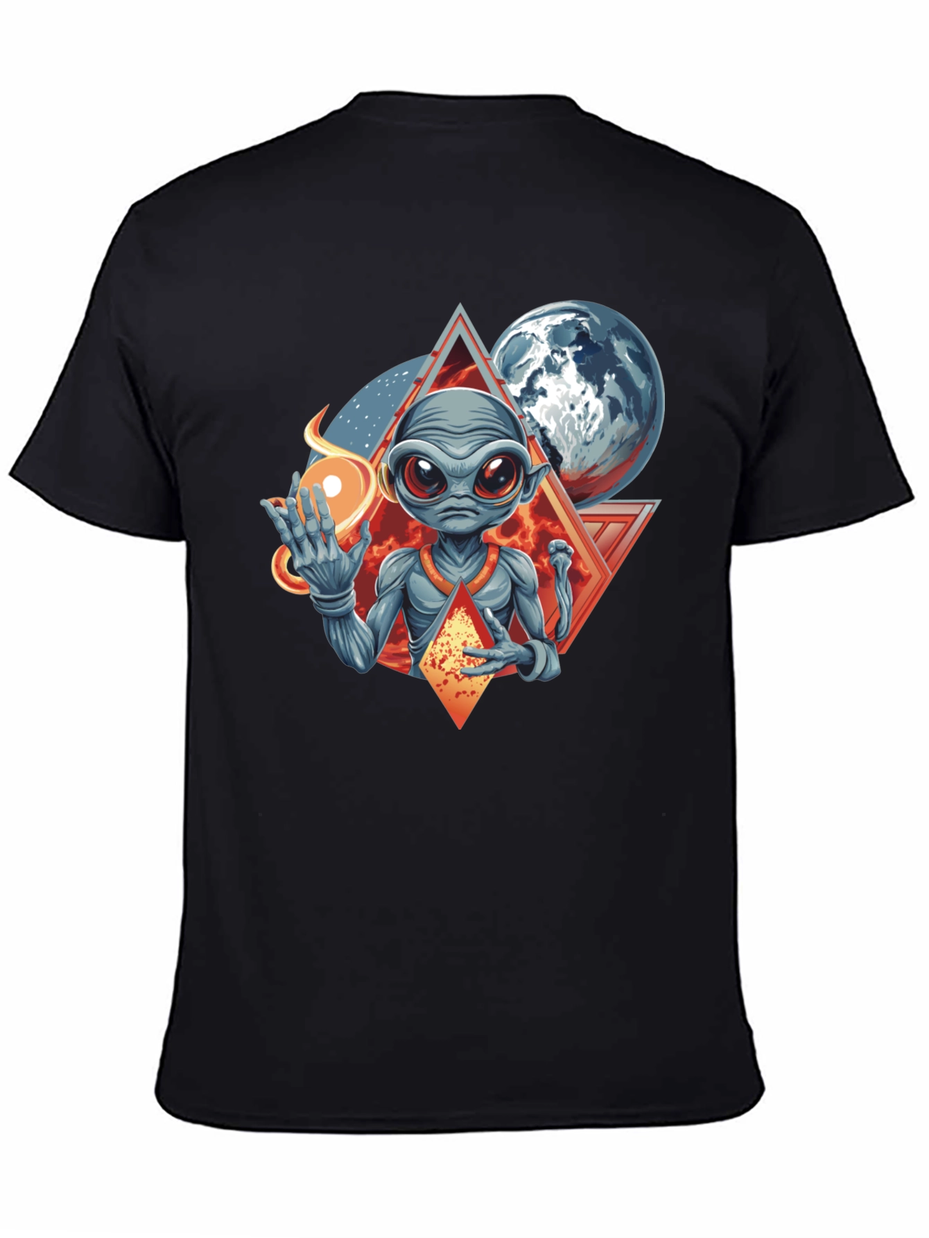 Alien Graphic Tee - Cosmic Design