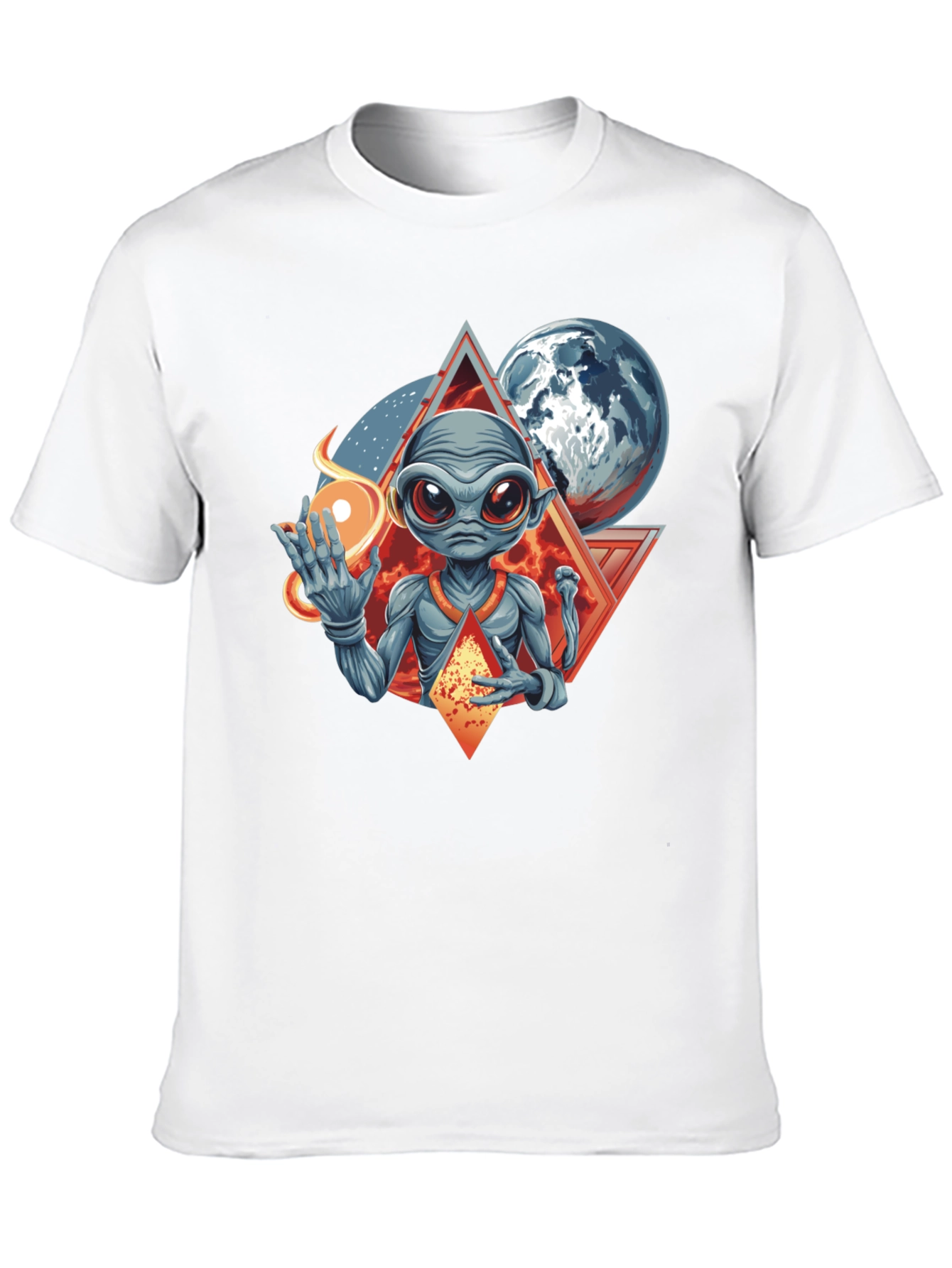Alien Graphic Tee - Cosmic Design