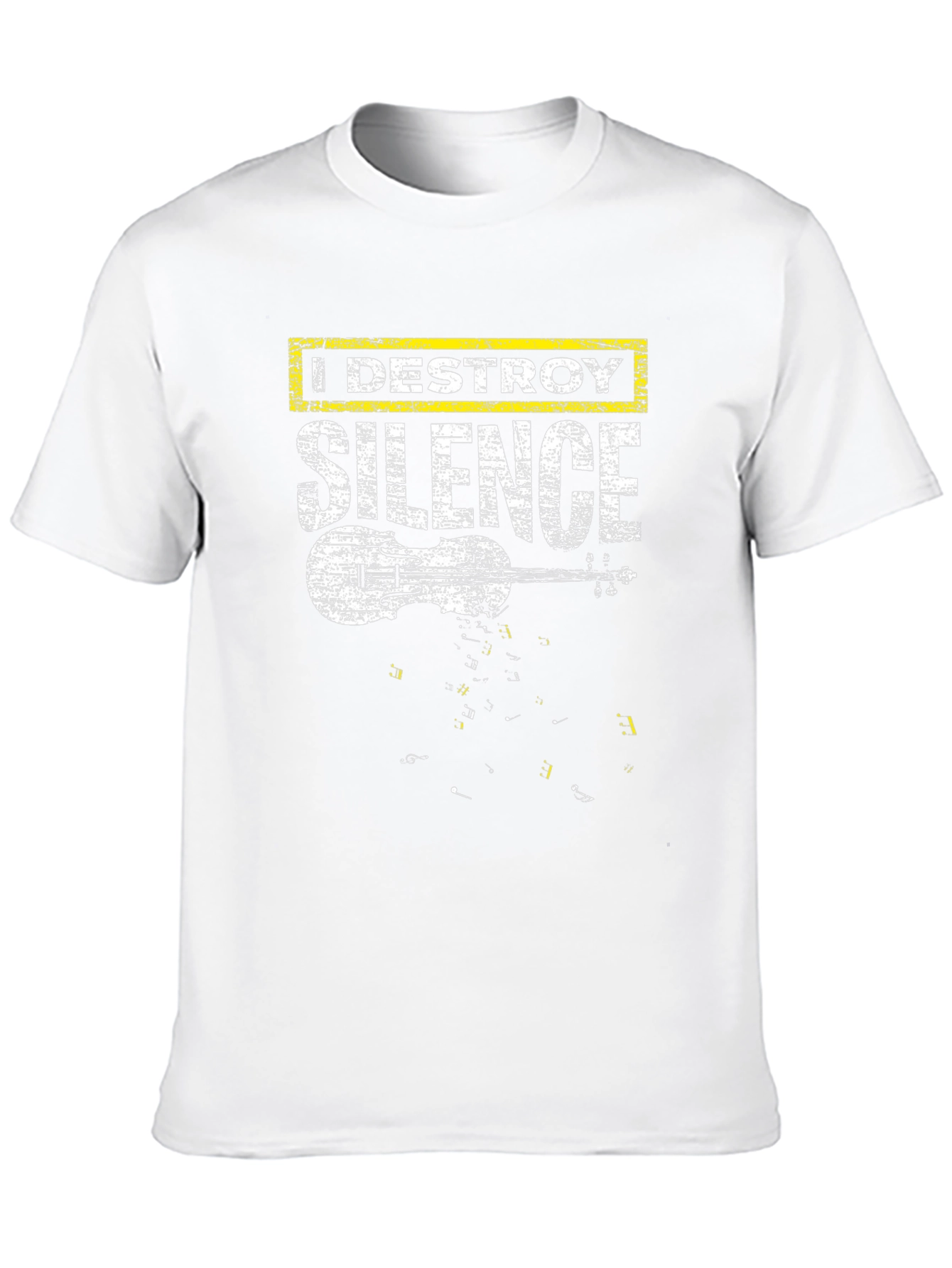 Destroy Silence Graphic T-Shirt - Music Lover Tee
