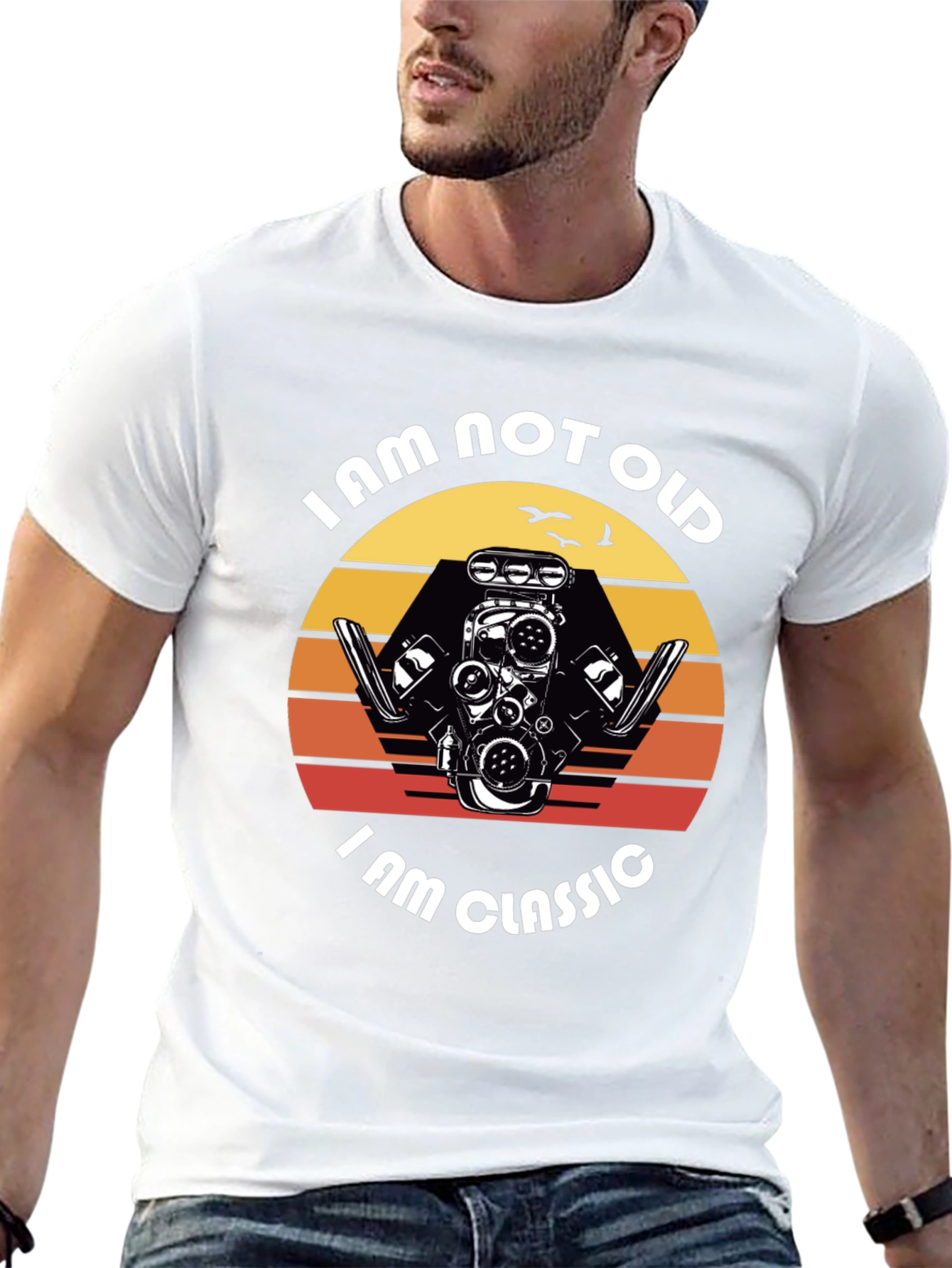 I am Not Old I am Classic Engine T-Shirt