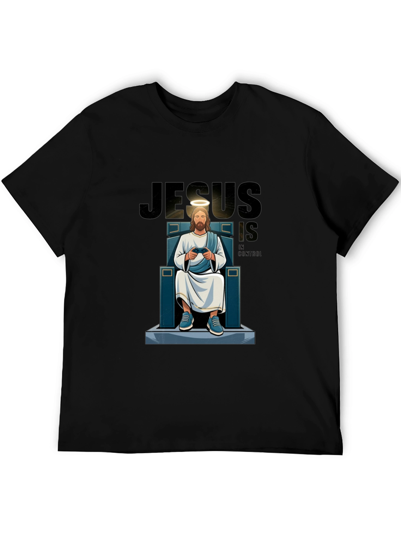 Jesus Is In Control Gaming T-Shirt