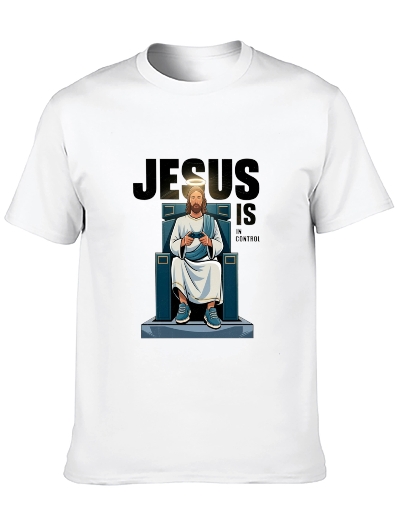 Jesus Is In Control Gaming T-Shirt