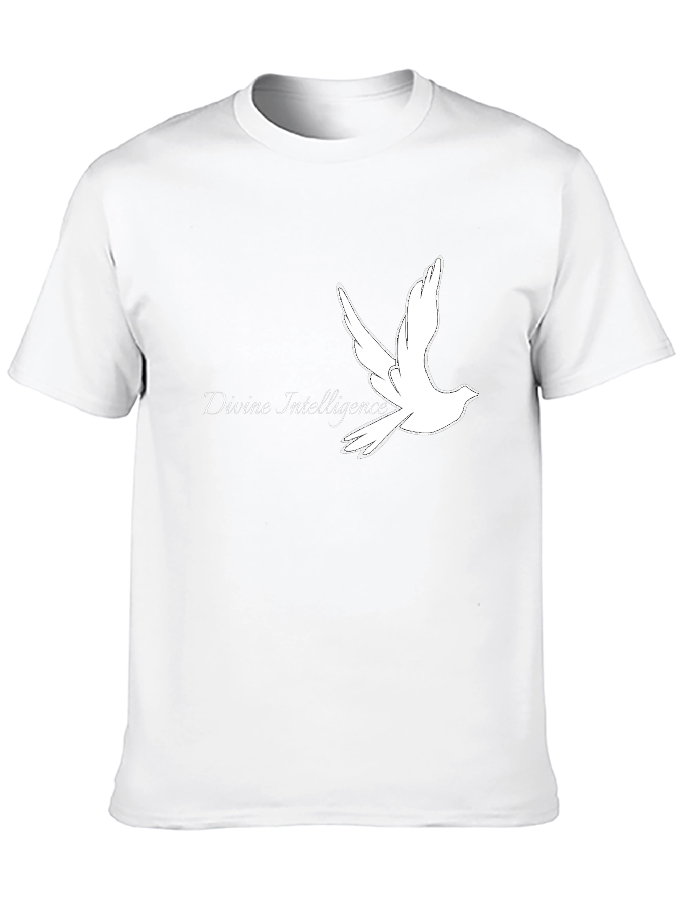 Divine Intelligence Dove Graphic T-Shirt - Stylish Menswear