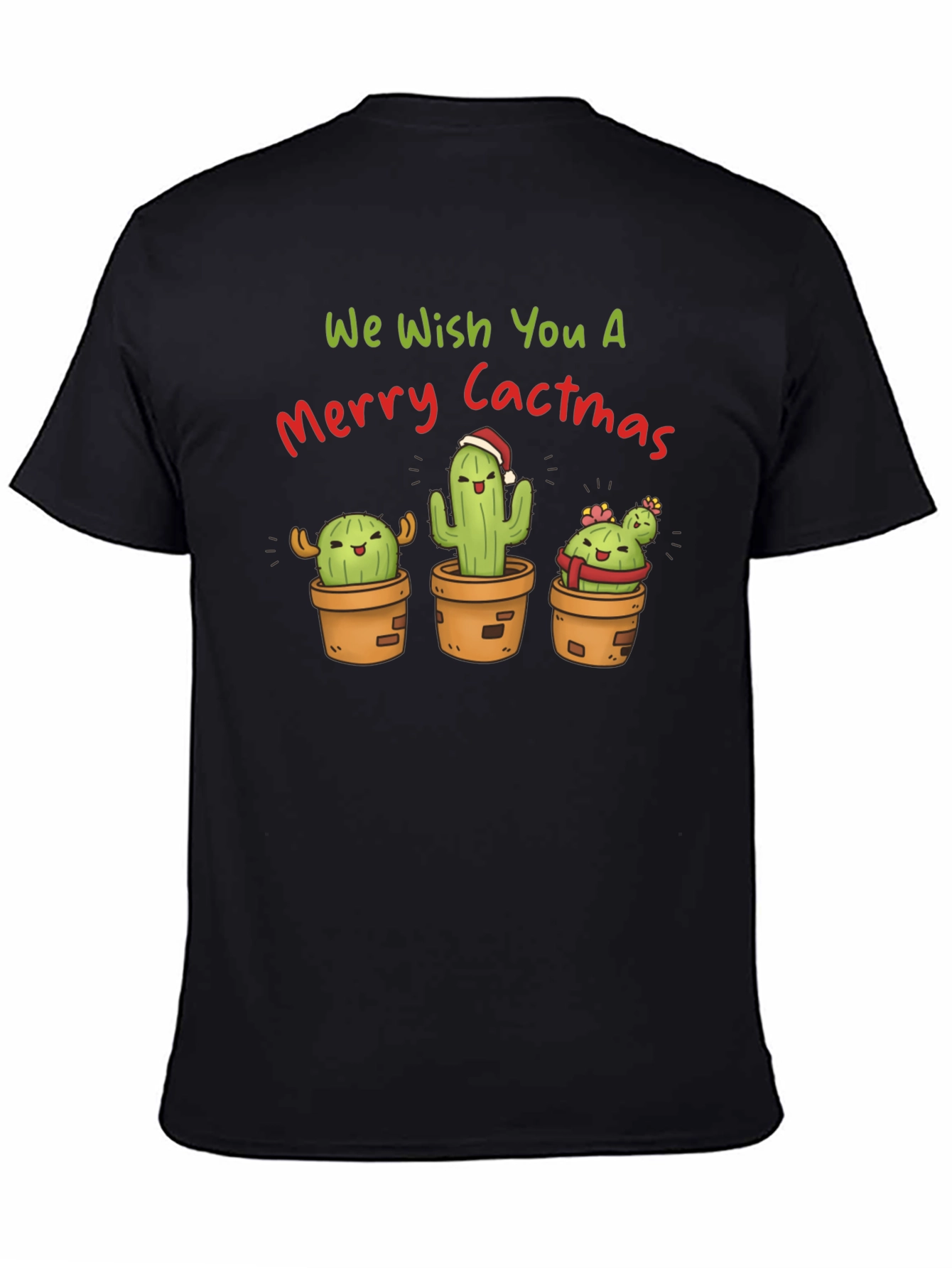 Merry Cactmas T-Shirt - Holiday Cactus Tee