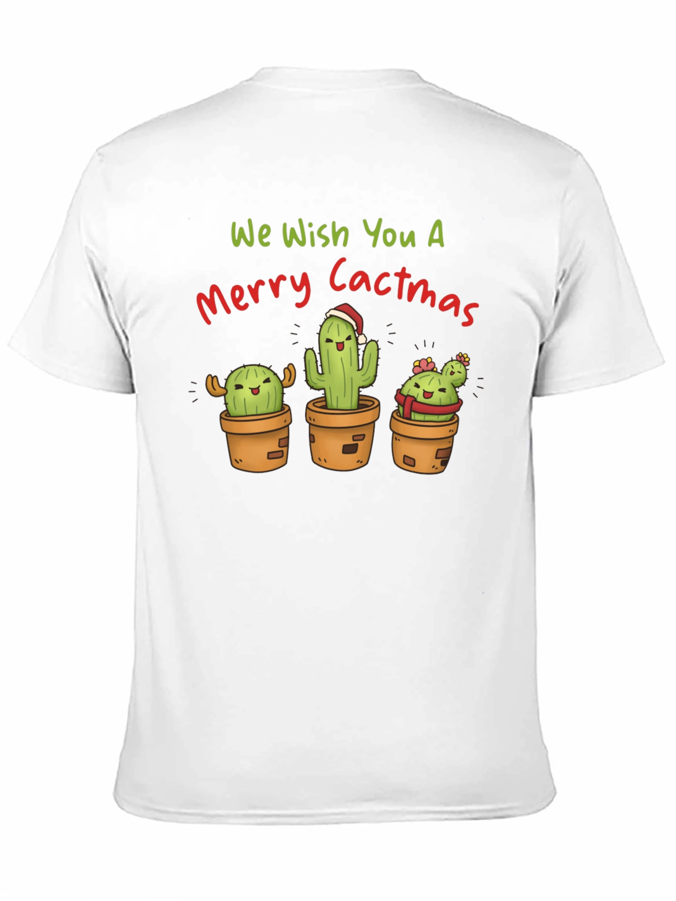 Merry Cactmas T-Shirt - Holiday Cactus Tee