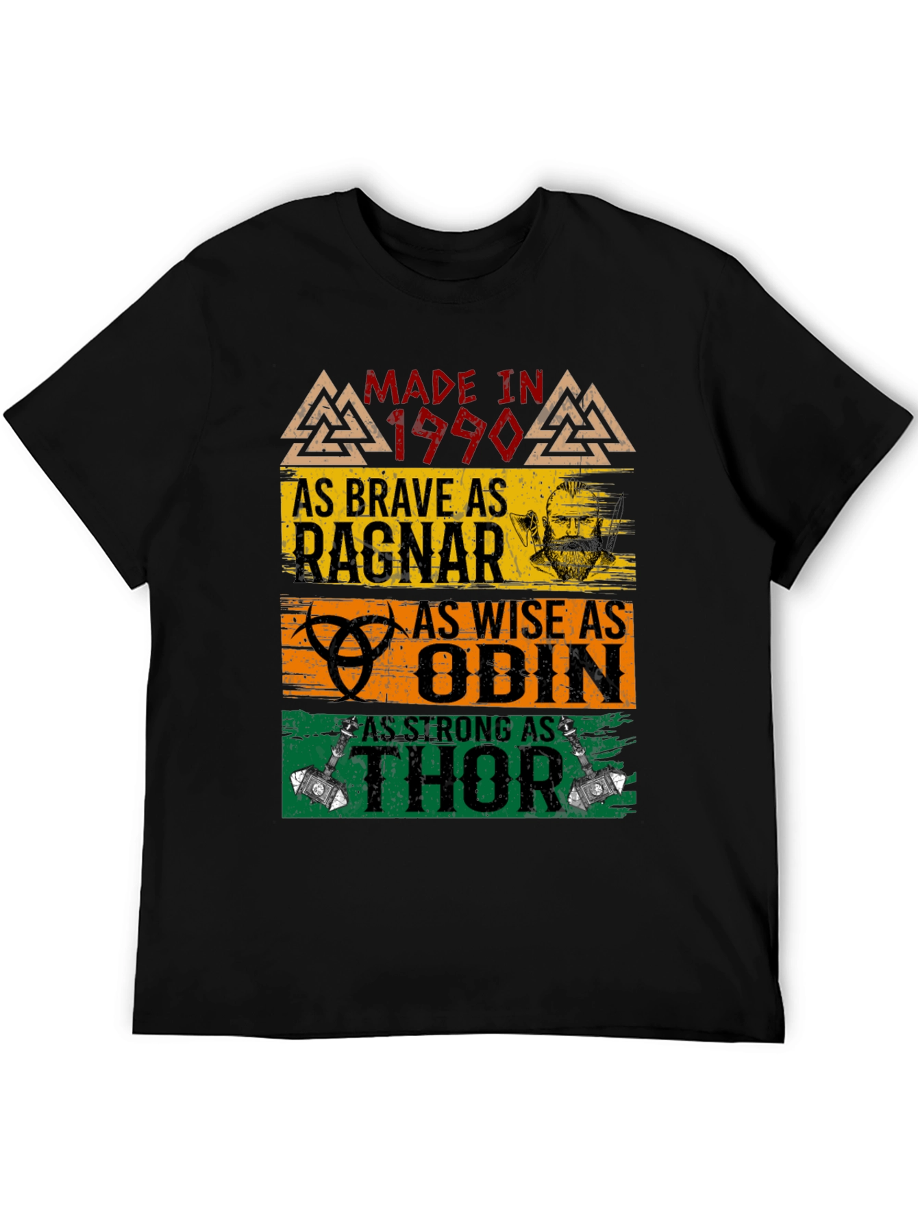 Made In 1990 Viking Warrior T-Shirt