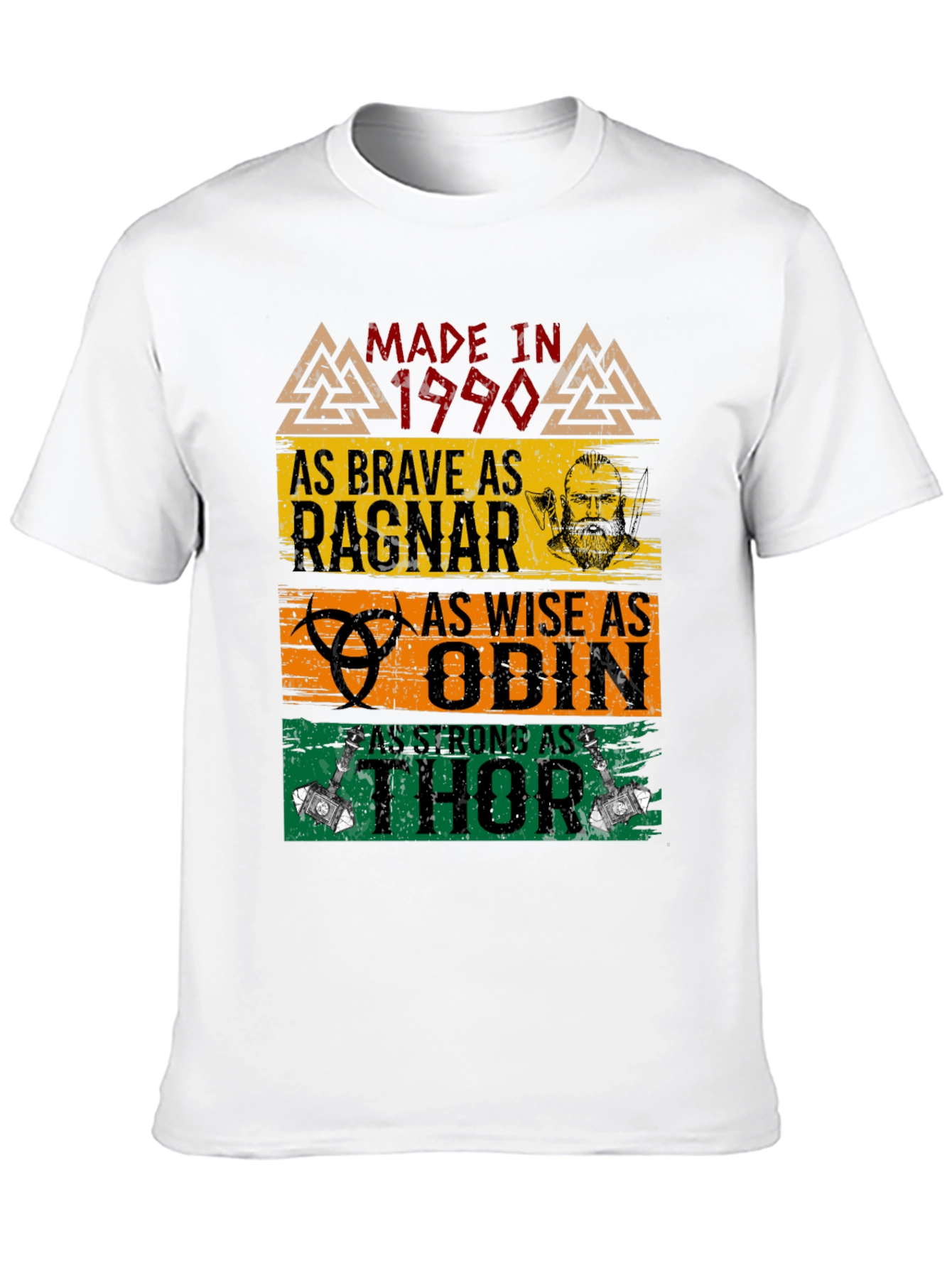 Made In 1990 Viking Warrior T-Shirt