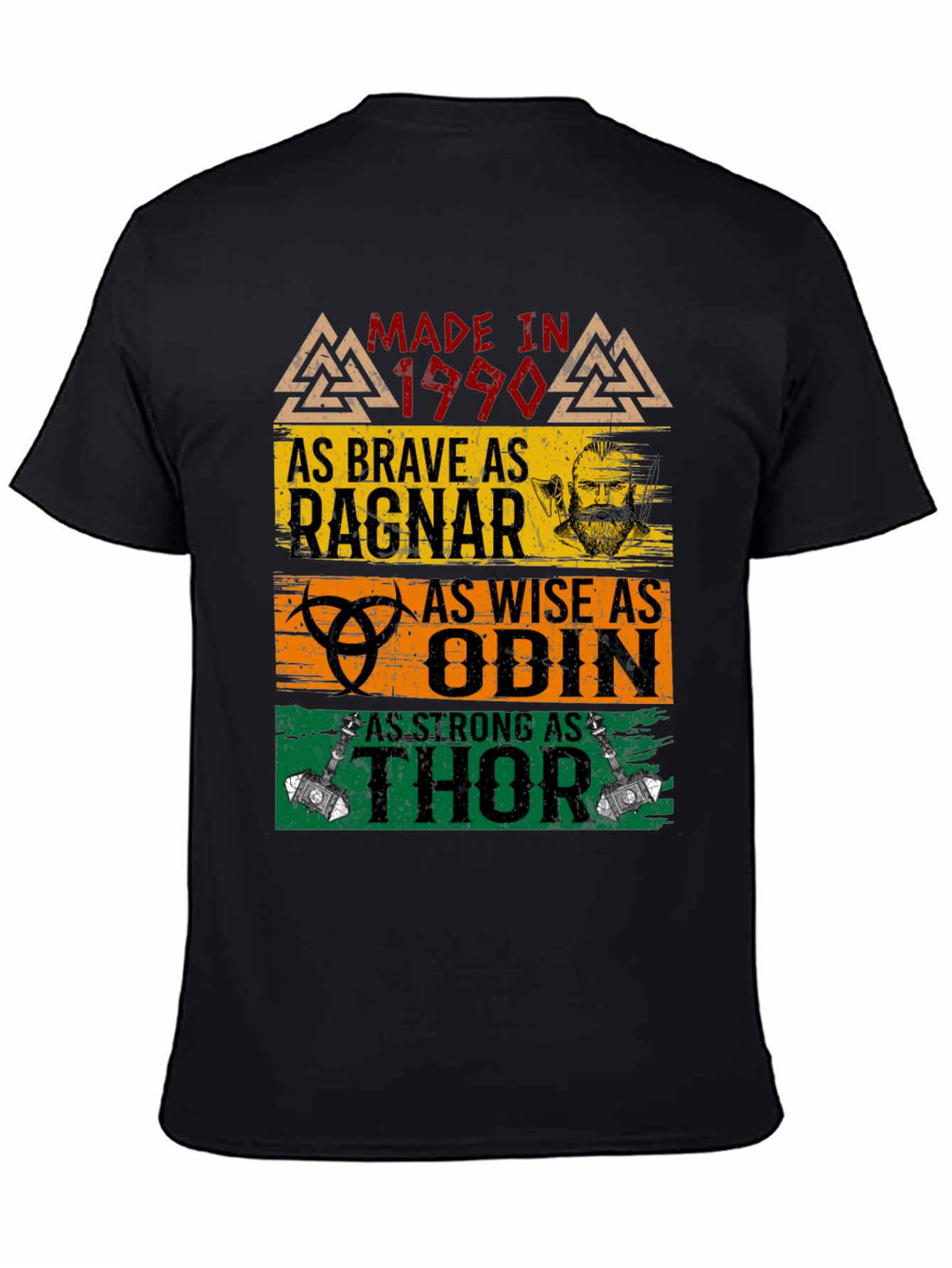 Made In 1990 Viking Warrior T-Shirt