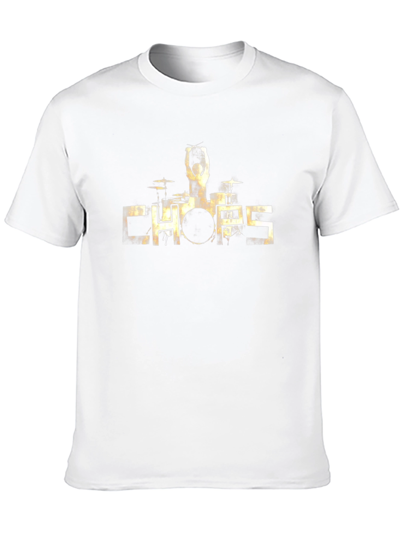 CHOP Drummer Graphic T-Shirt - Black