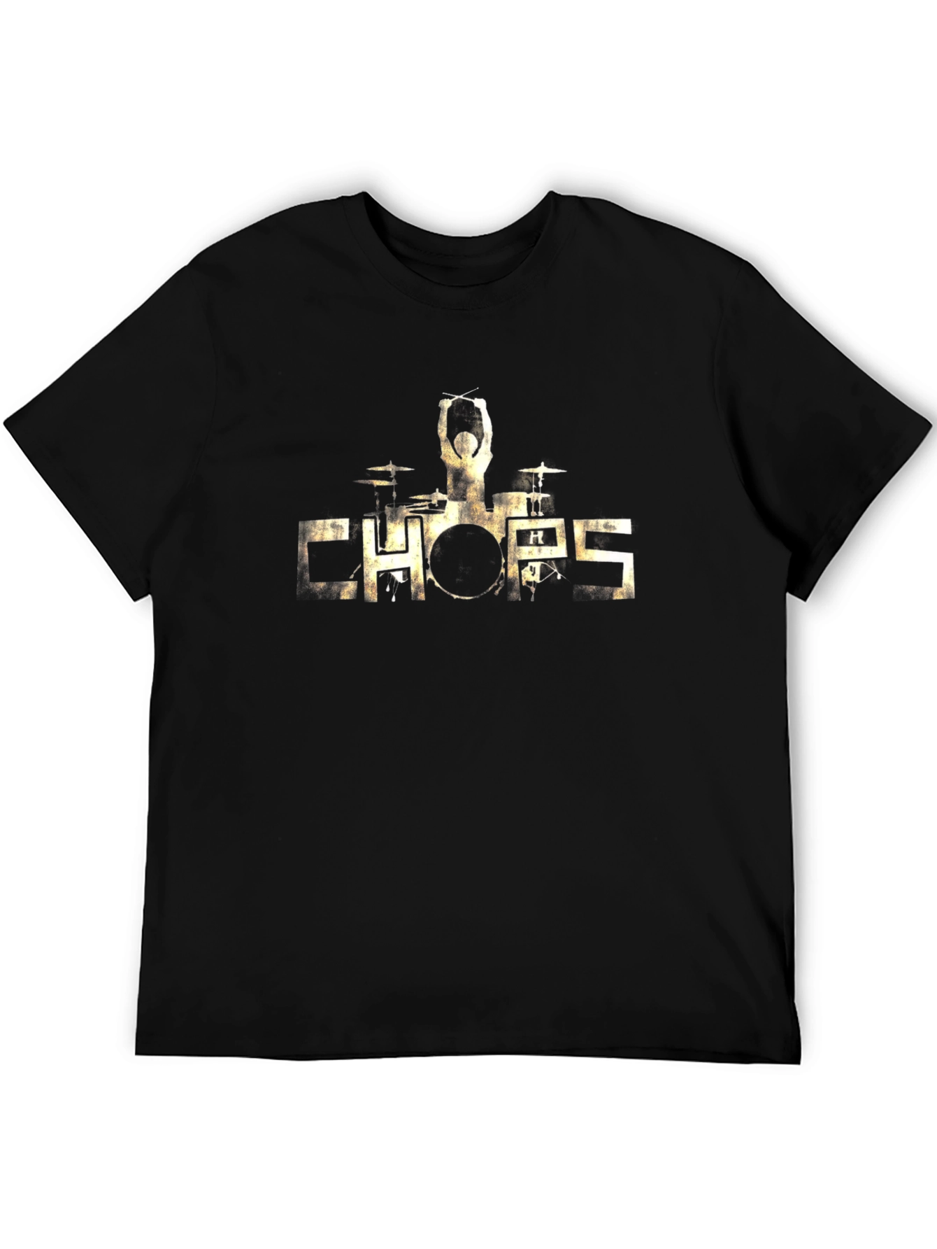 CHOP Drummer Graphic T-Shirt - Black