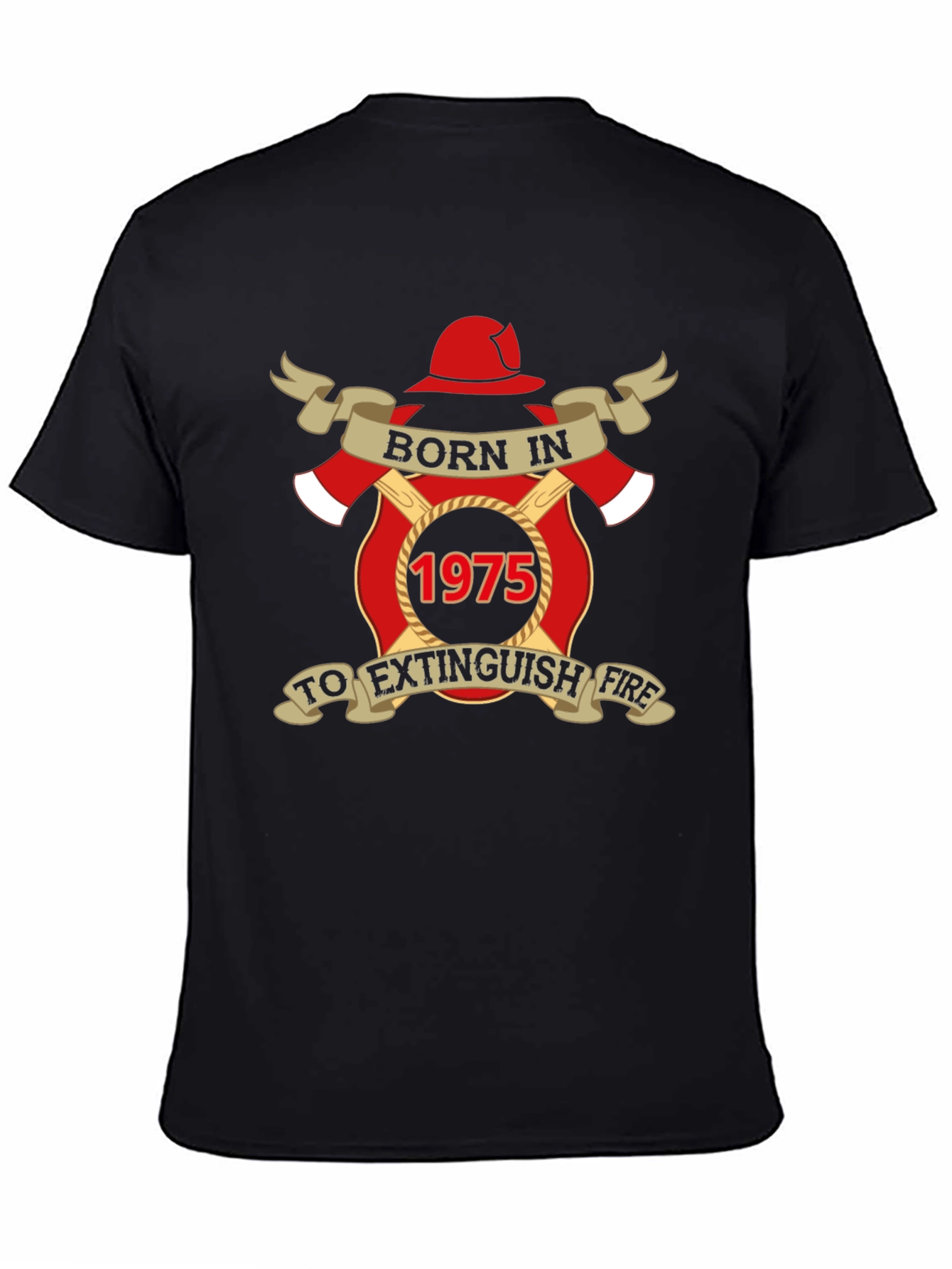 Born In 1975 Firefighter T-Shirt