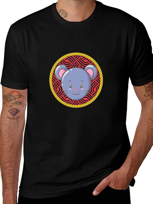 Cute Rat Graphic Tee - Year of the Rat Design