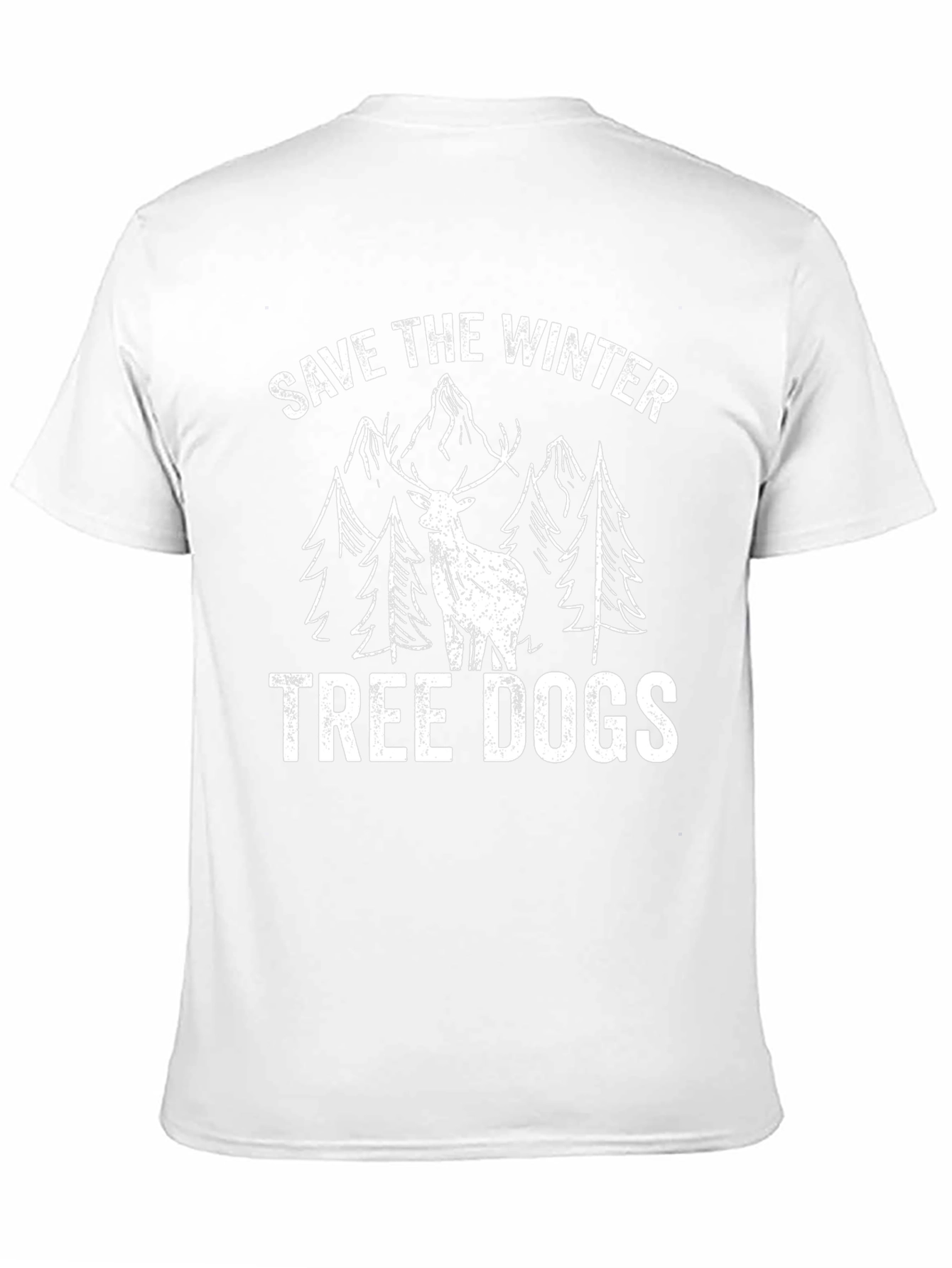 Save the Winter Tree Dogs Graphic Tee