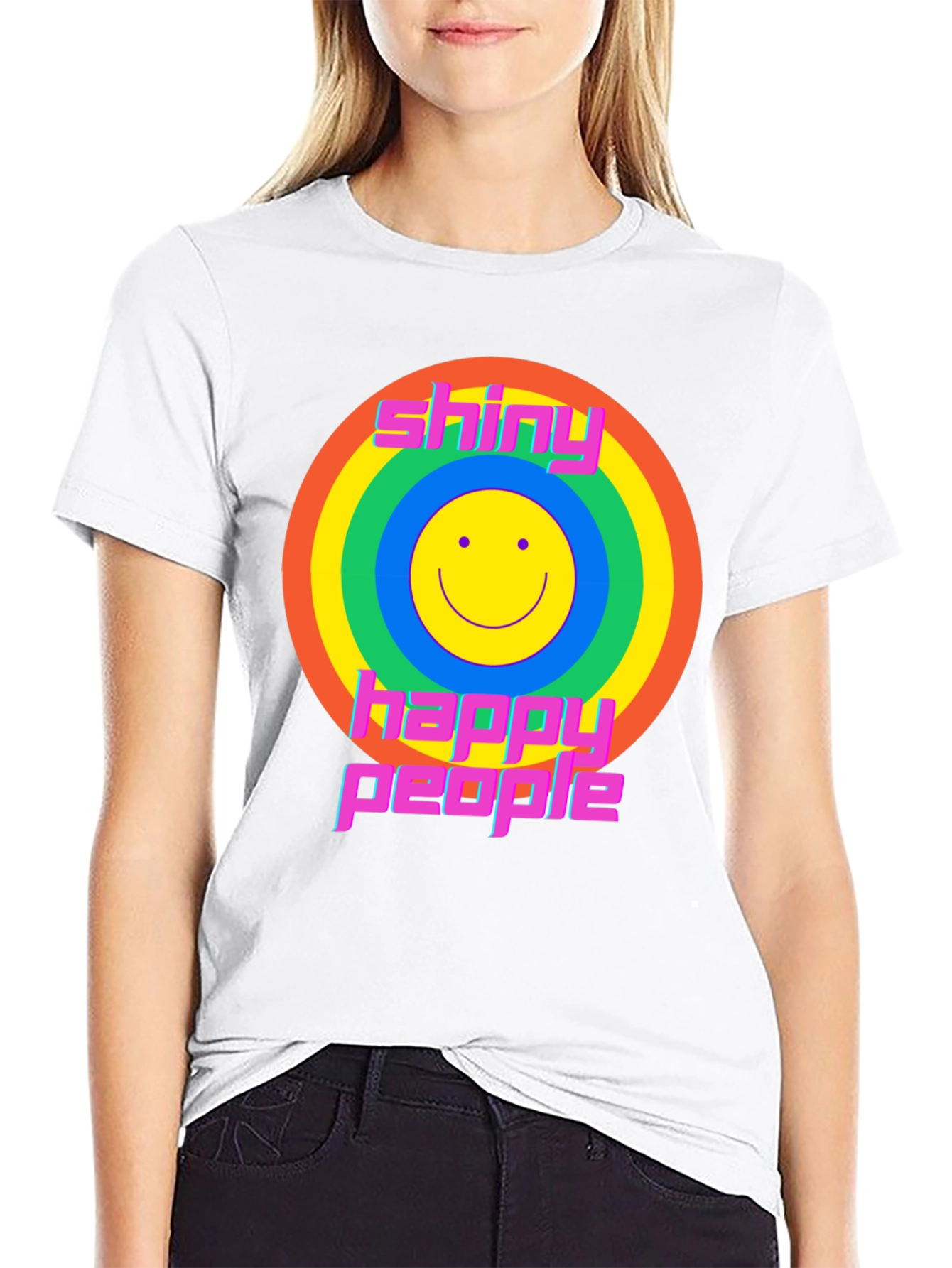 Shiny Happy People Graphic T-Shirt