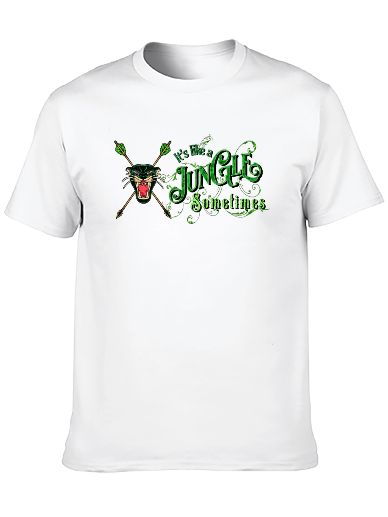 Jungle Graphic Black T-Shirt - Classic Tee