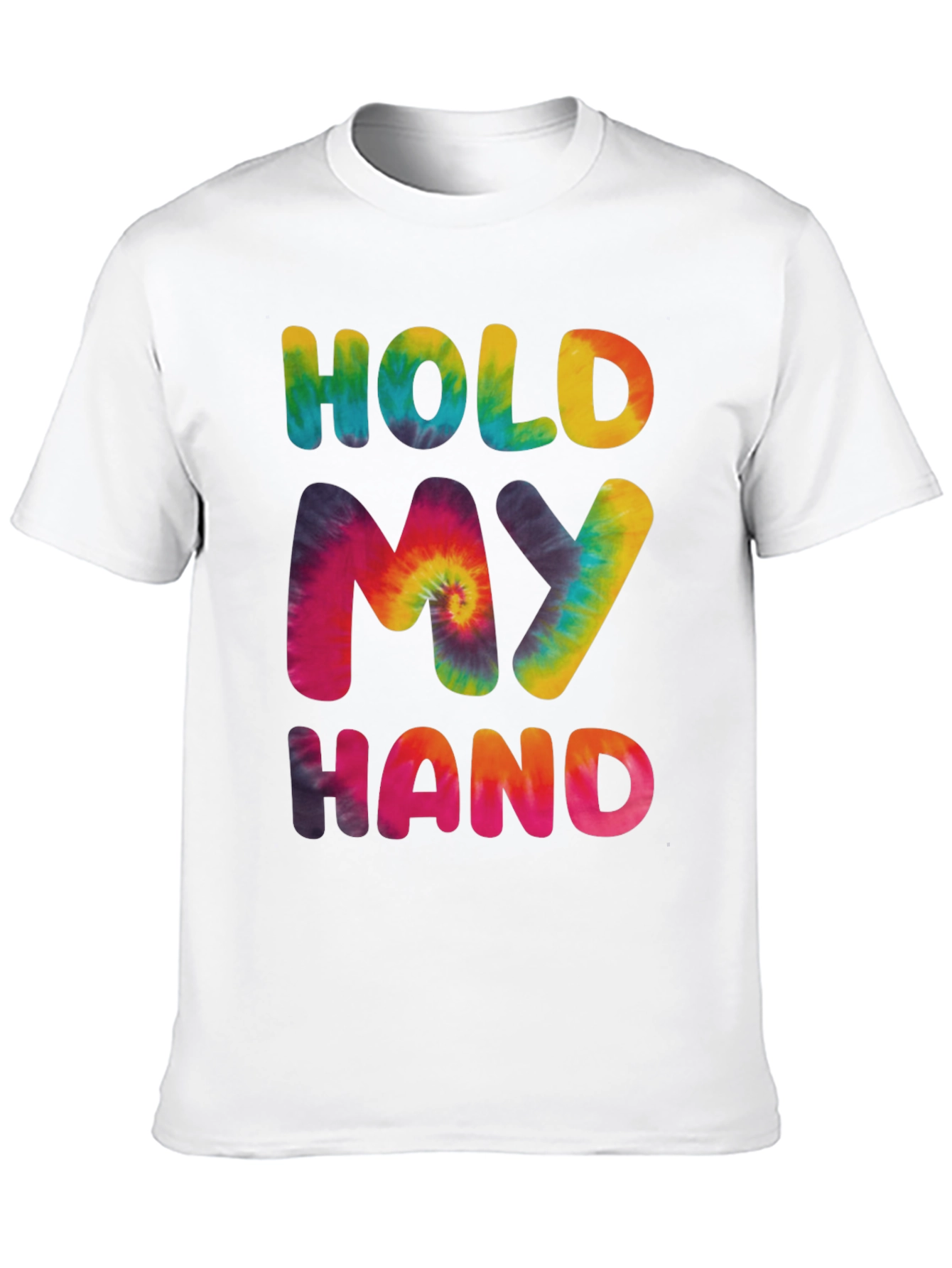 Tie-Dye Hold My Hand Graphic Tee
