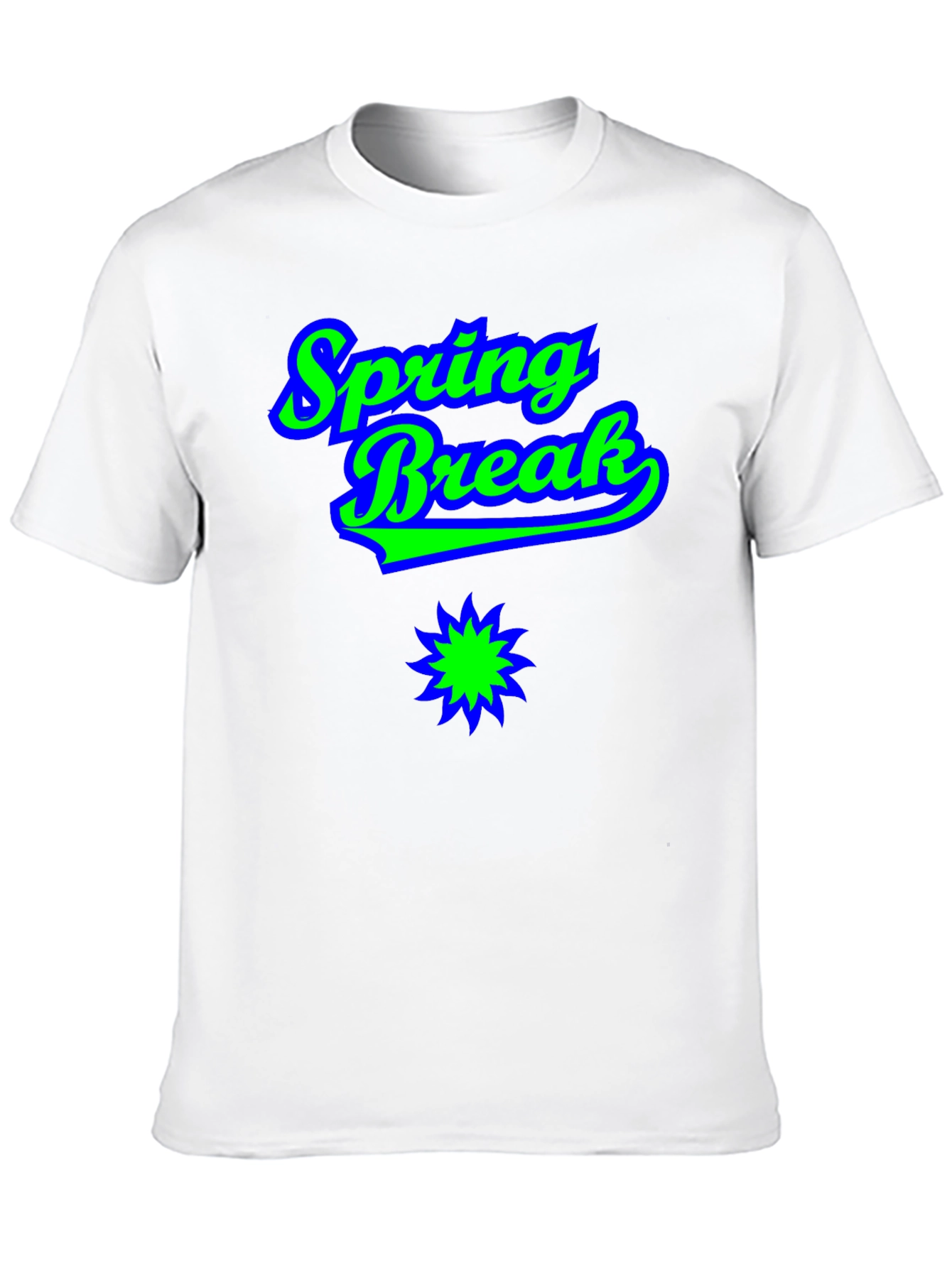 Spring Break T-Shirt Black Graphic Tee