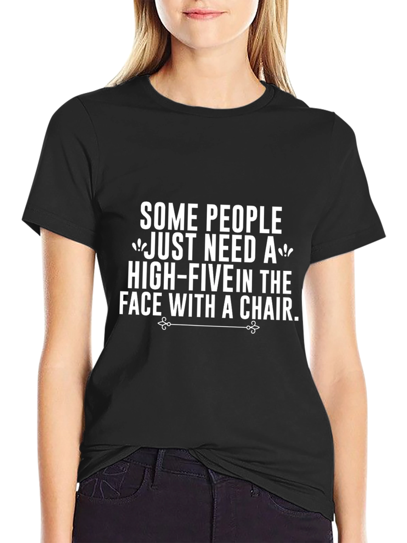 Funny High-Five In The Face With A Chair T-Shirt