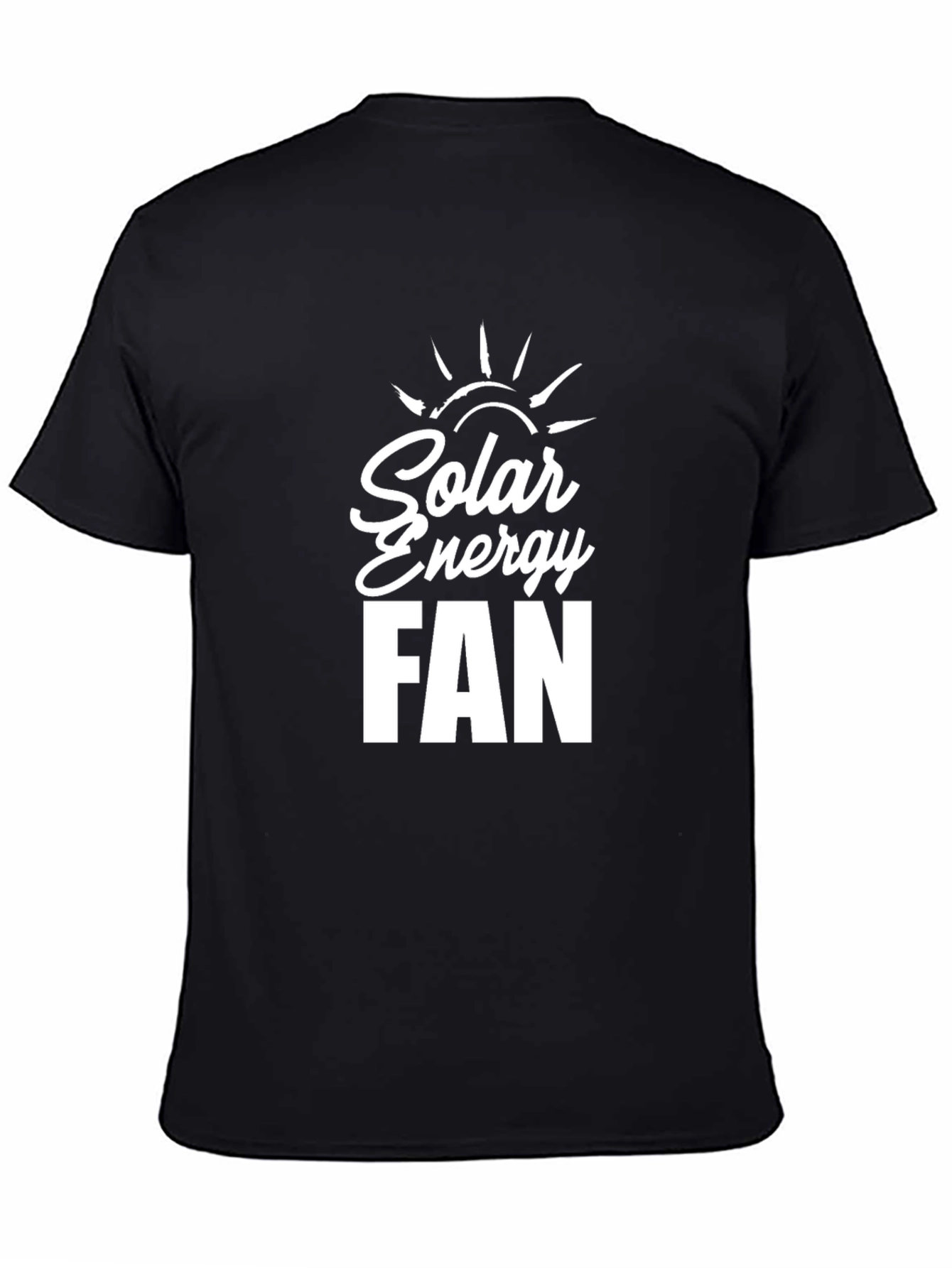 Solar Energy Fan Black T-Shirt