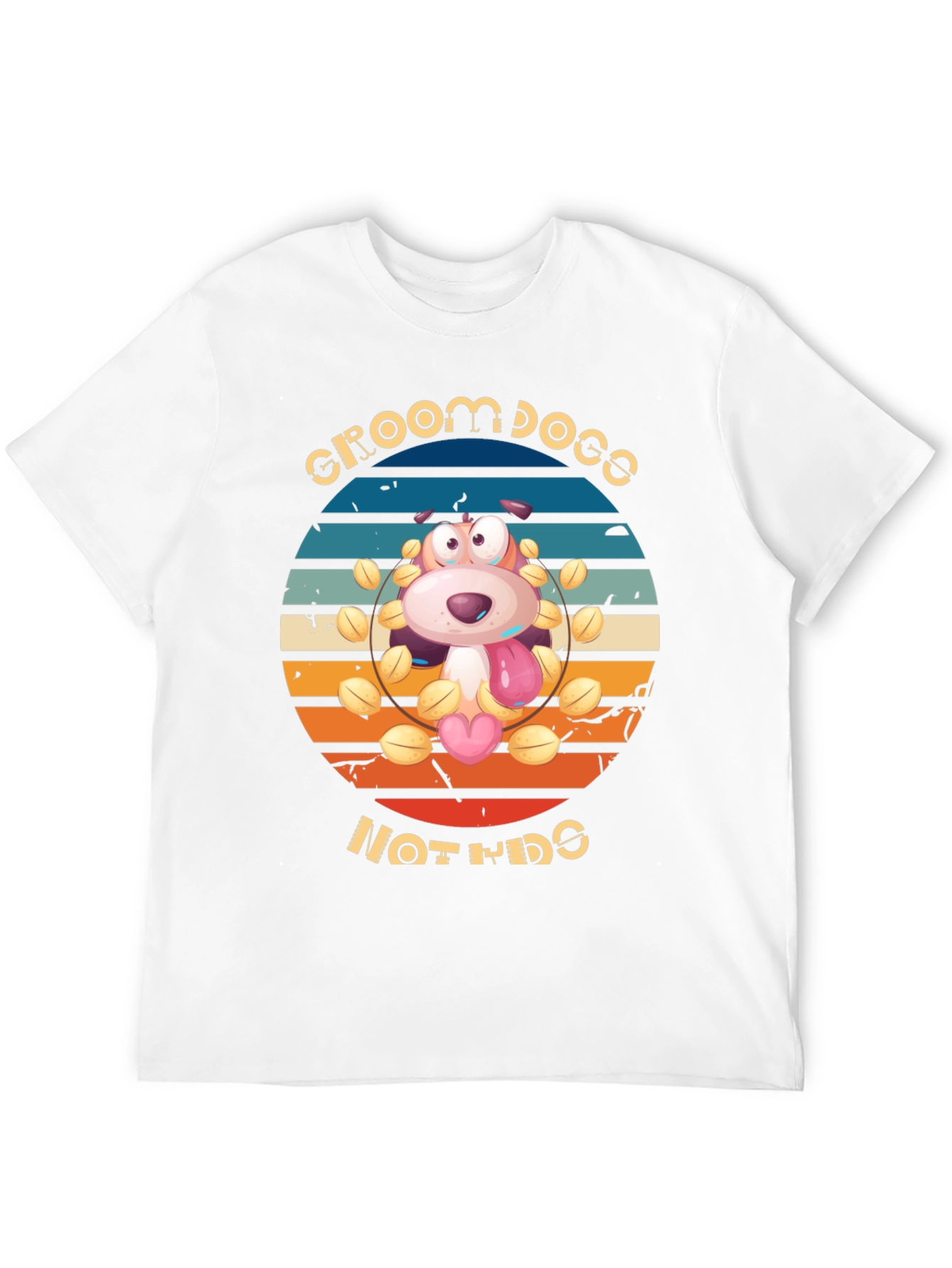 Groom Dogs Not Kids Graphic Tee