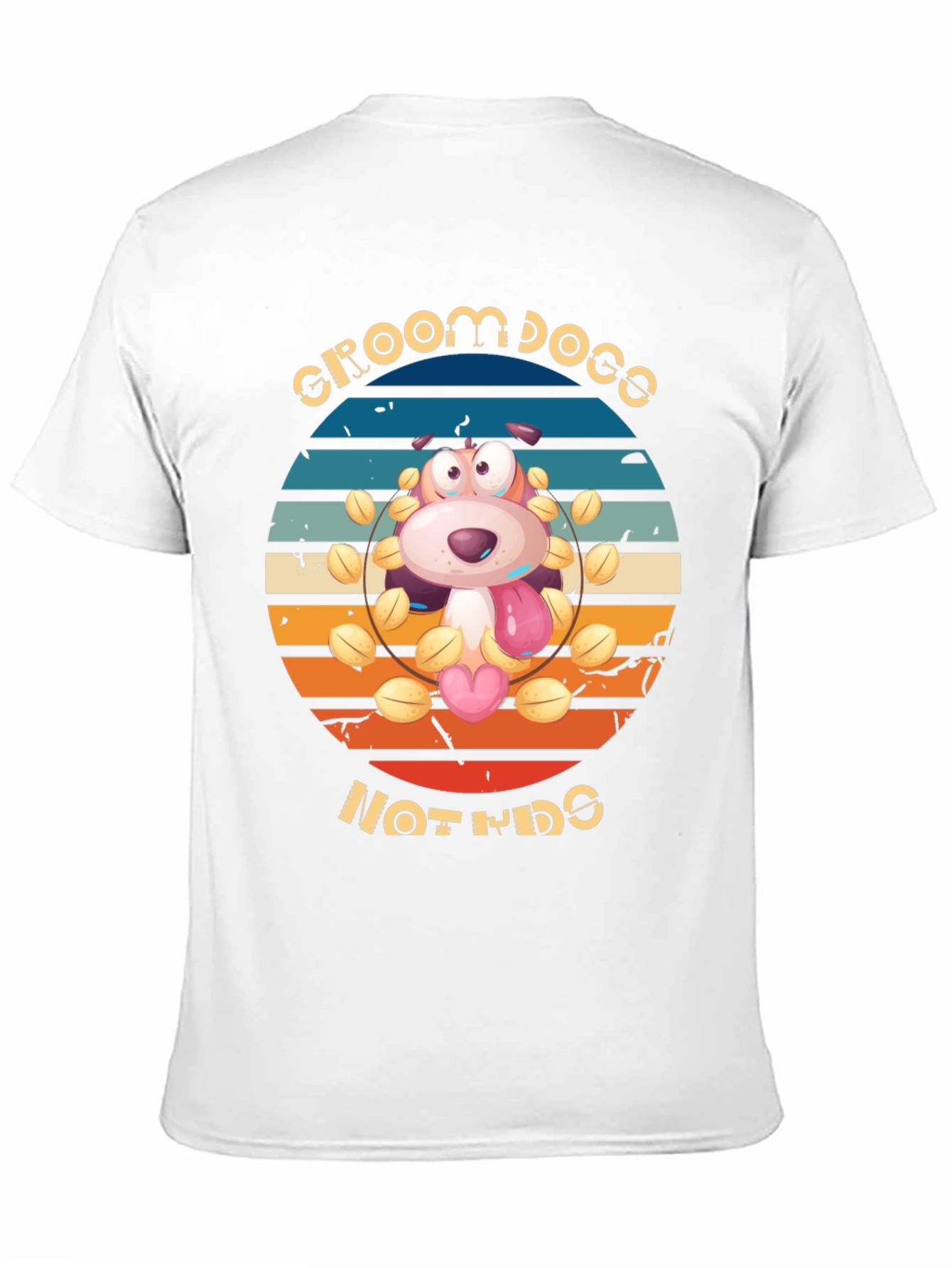 Groom Dogs Not Kids Graphic Tee