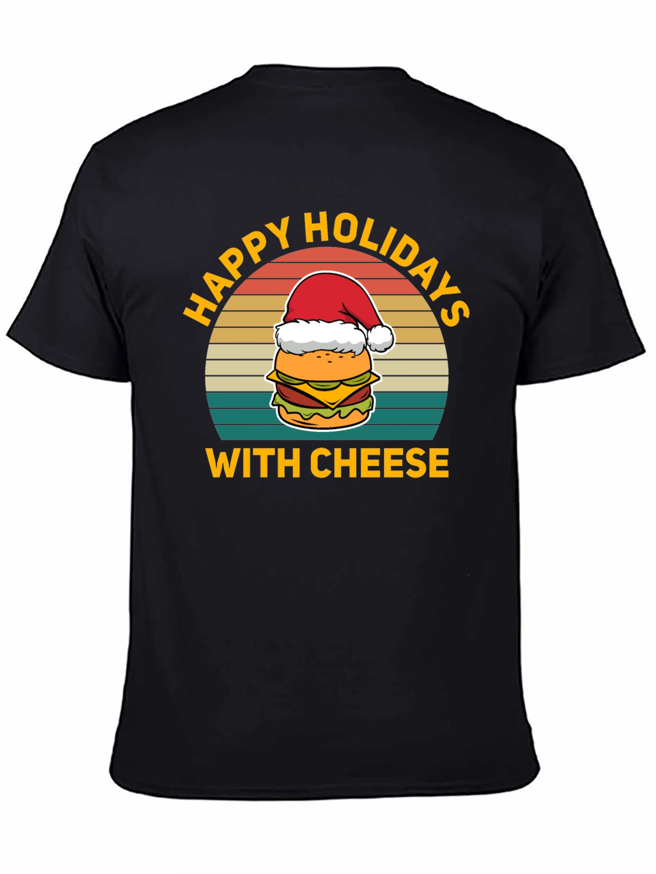 Festive Cheese Burger Graphic Tee
