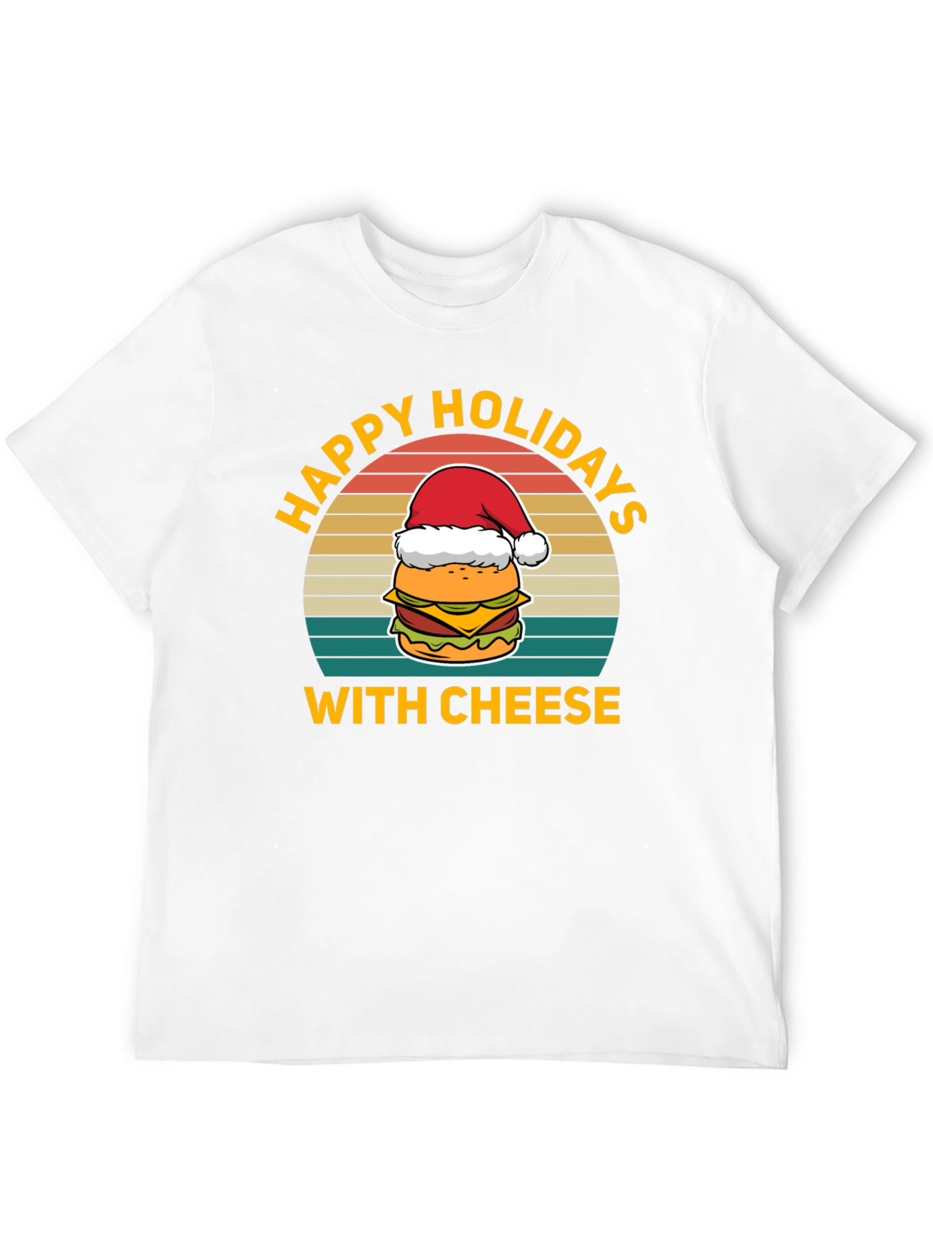 Festive Cheese Burger Graphic Tee